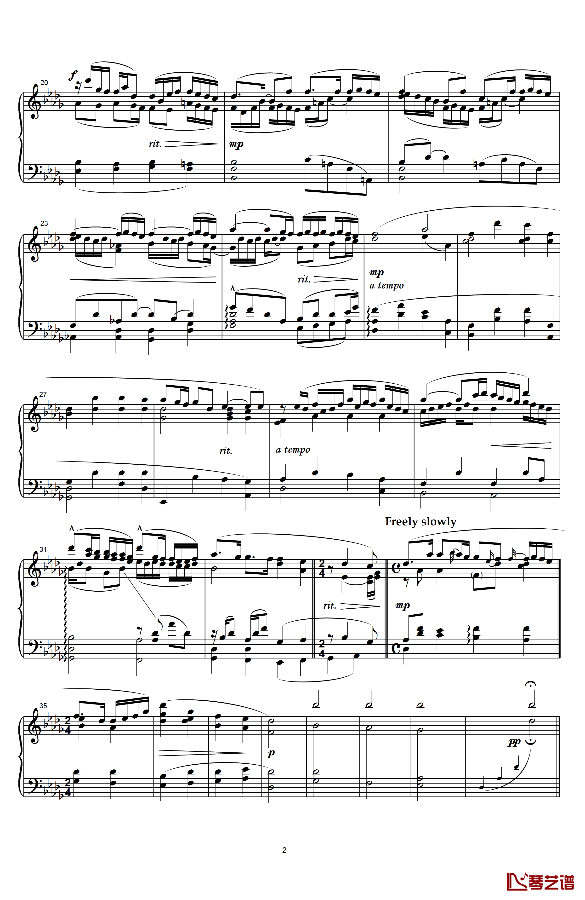 Improvisation on Pachelbel钢琴谱-Canon in D-帕赫贝尔-Pachelbel2