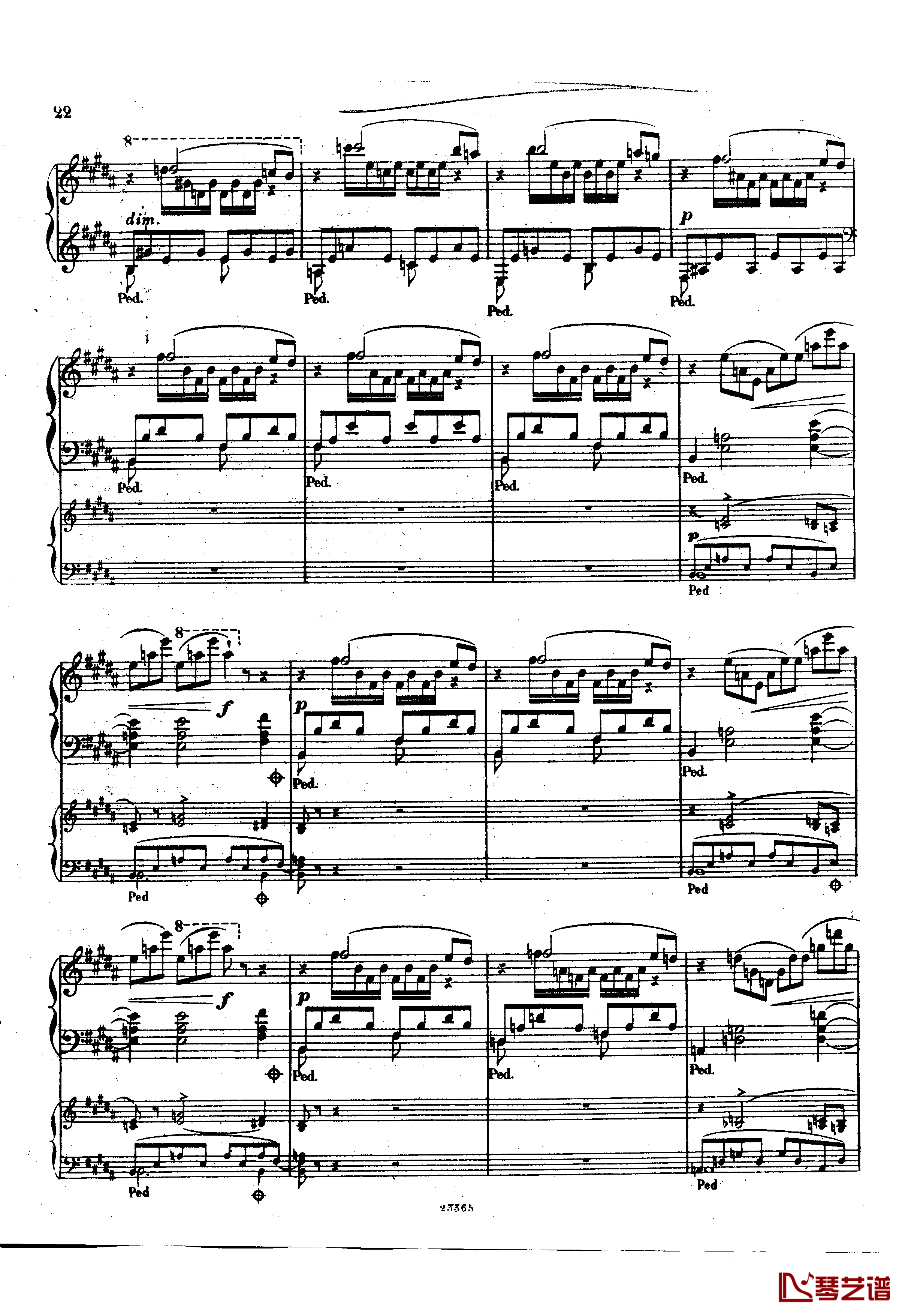 g小调钢琴协奏曲  Op.15钢琴谱-斯甘巴蒂22
