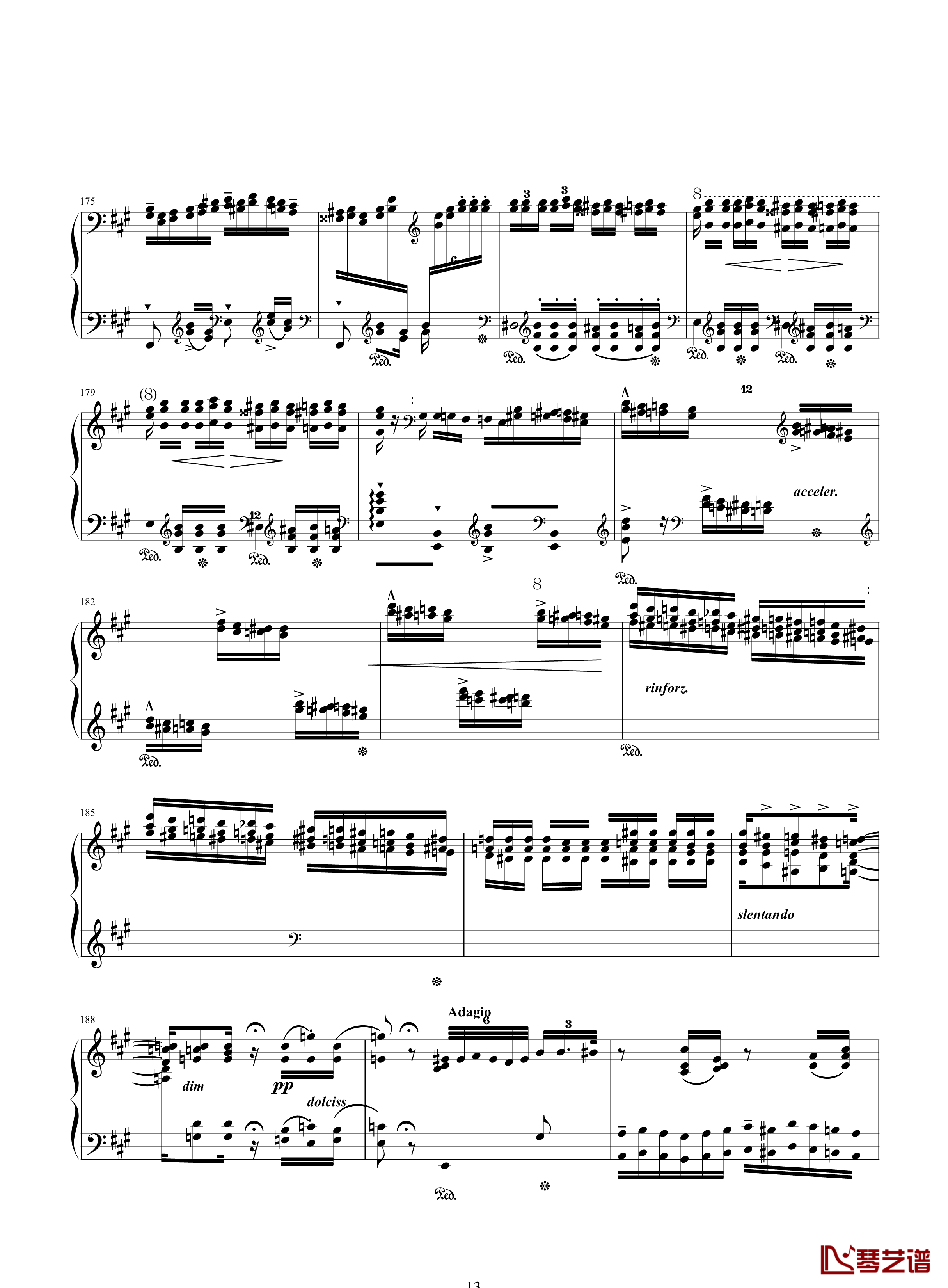 唐璜的回忆钢琴谱-34页全谱-李斯特13