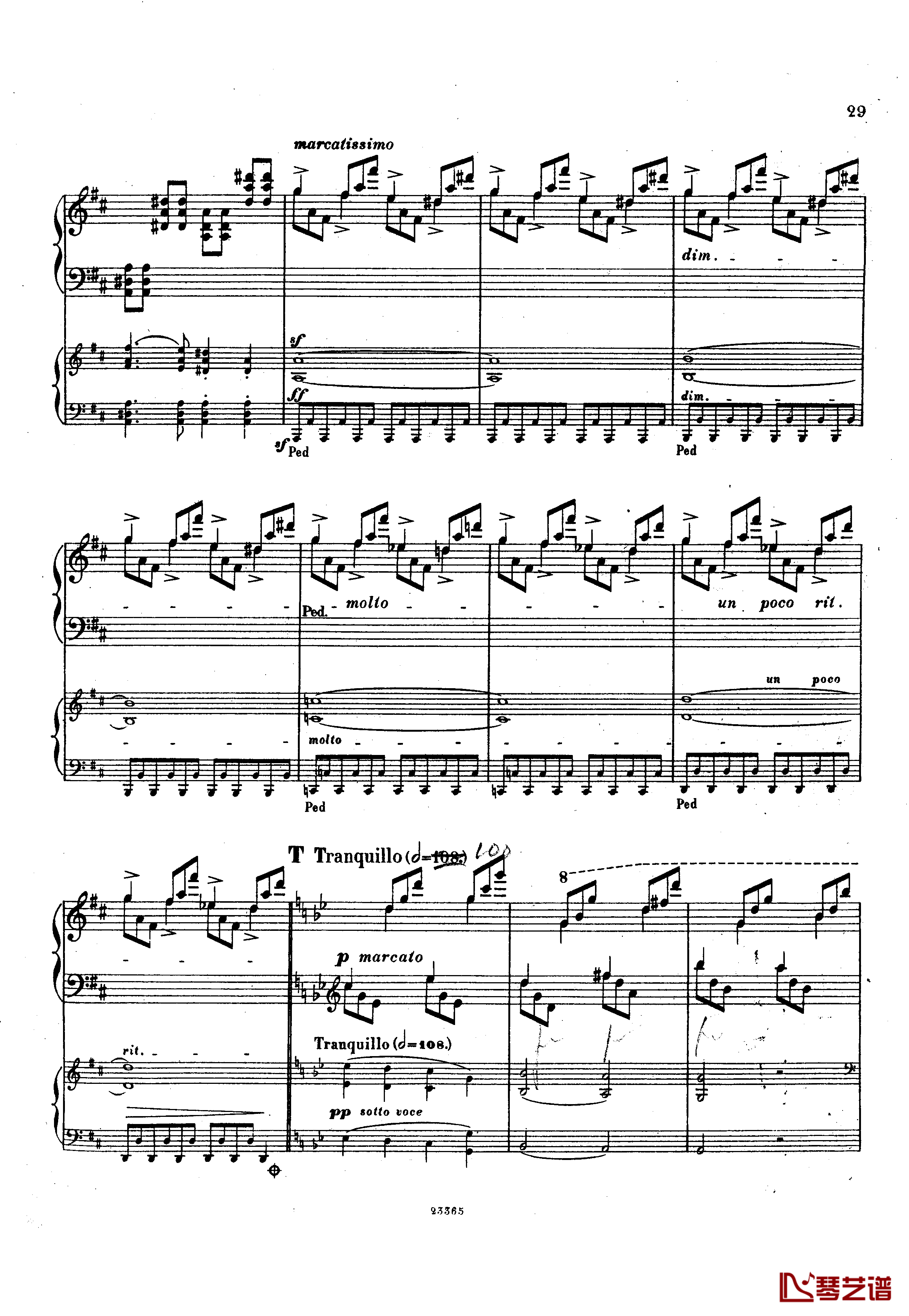 g小调钢琴协奏曲  Op.15钢琴谱-斯甘巴蒂29