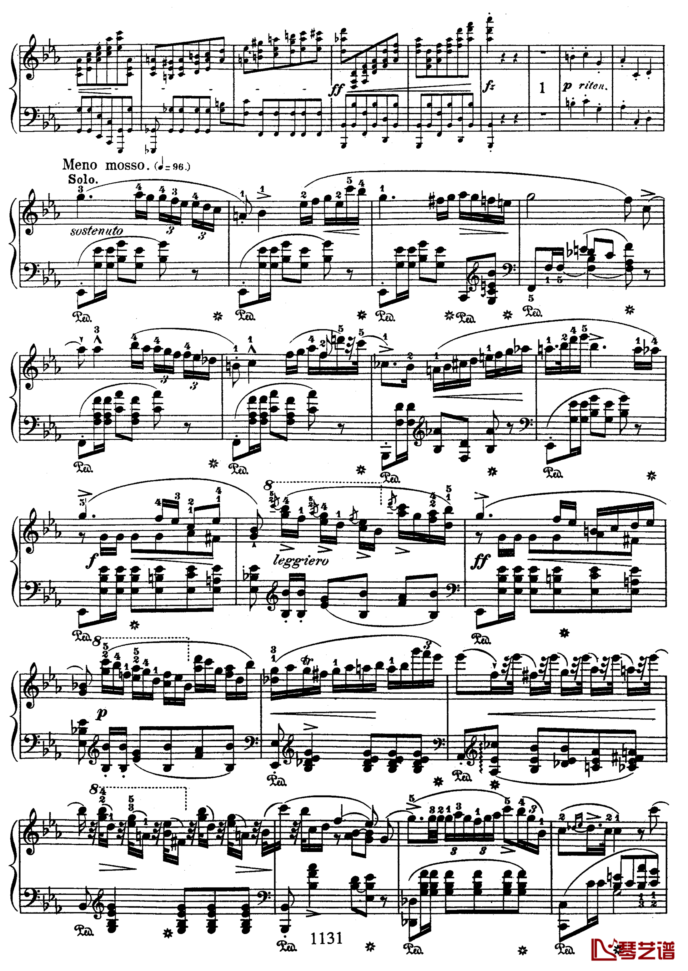 chopin op22钢琴谱-Andante Spianato&Grande Polonaise-肖邦-chopin6
