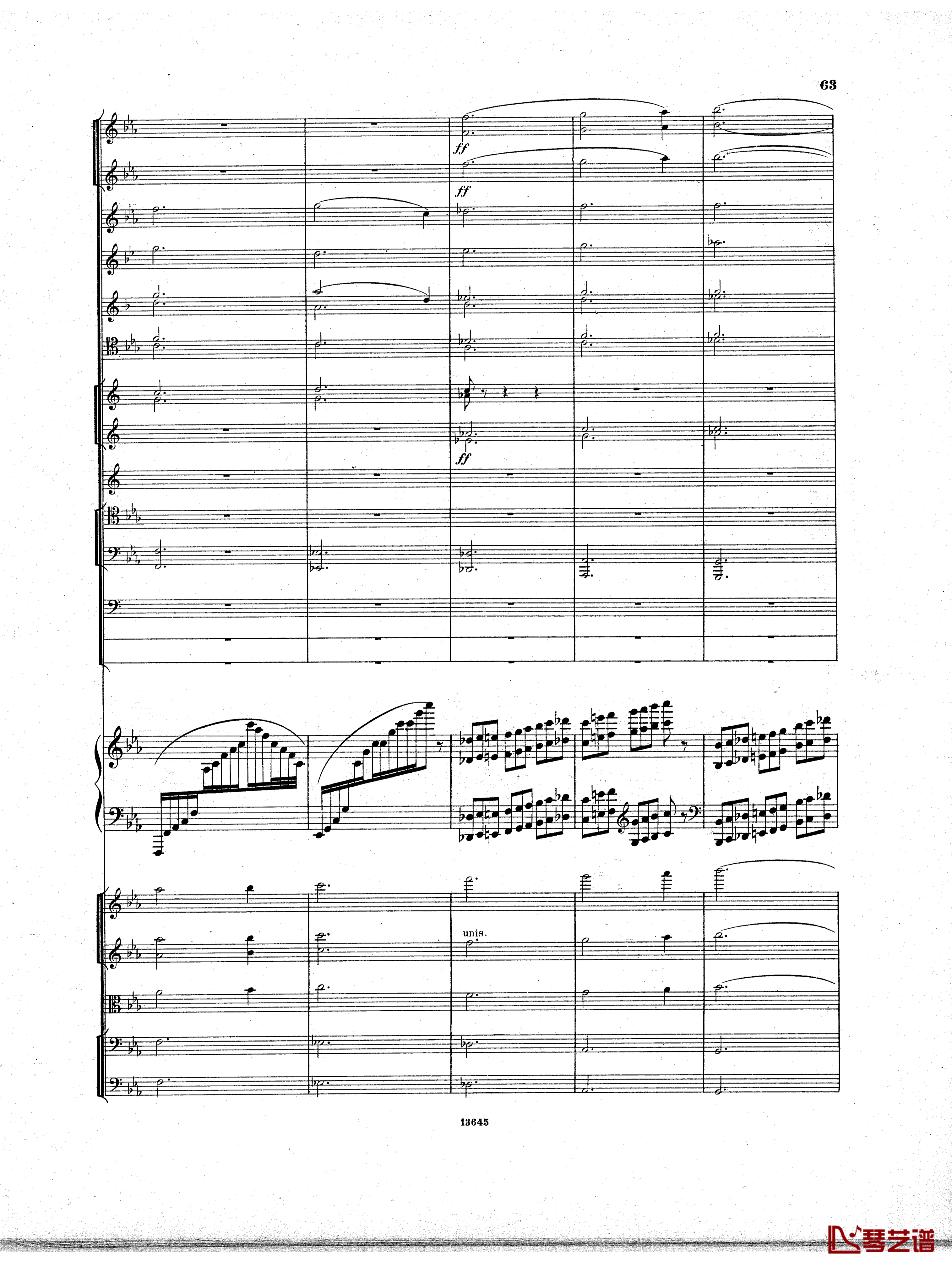 Lyapunov 降E小调第一钢琴协奏曲 Op.4钢琴谱-Lyapunov62