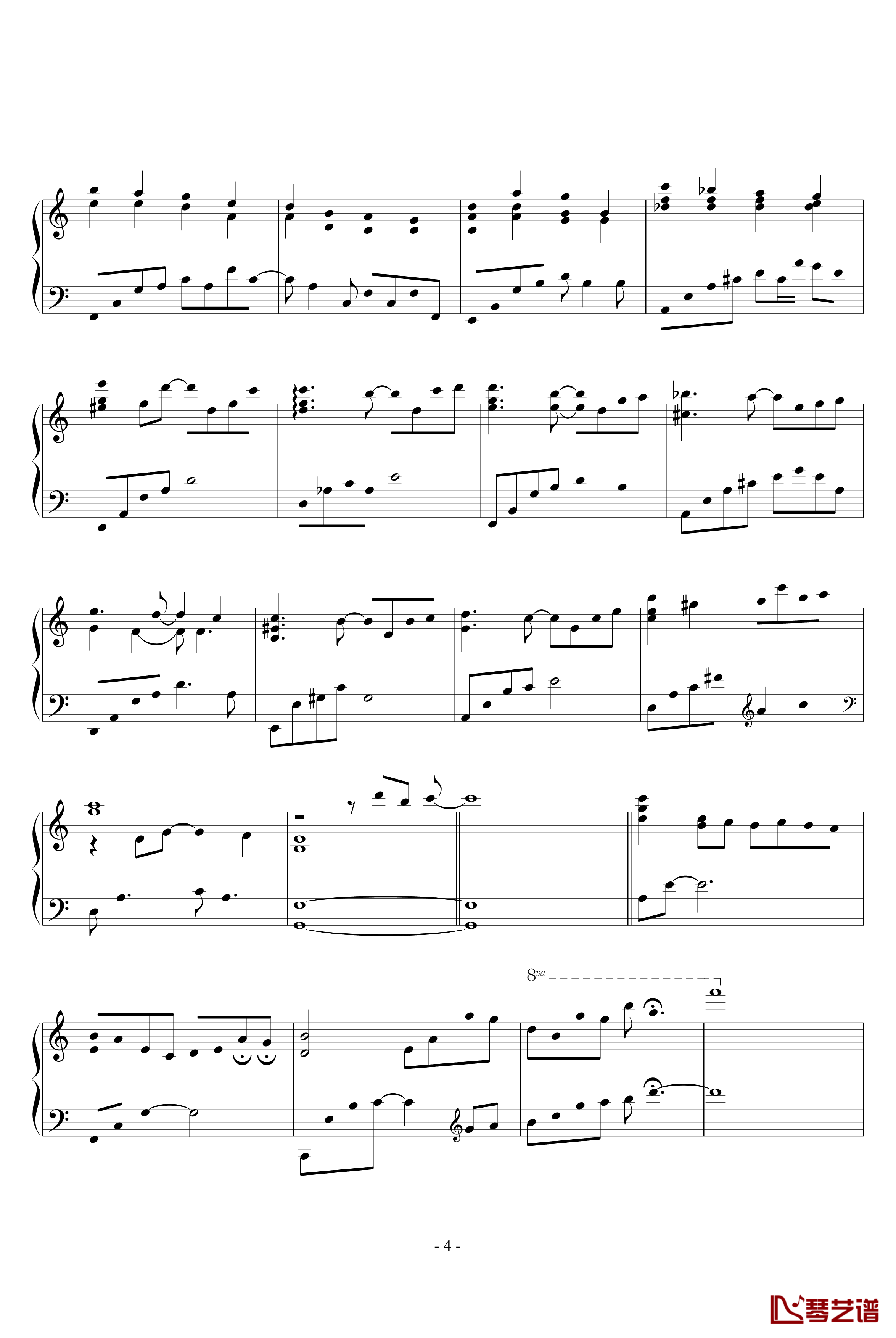 The Scenery Begins钢琴谱-Yiruma4