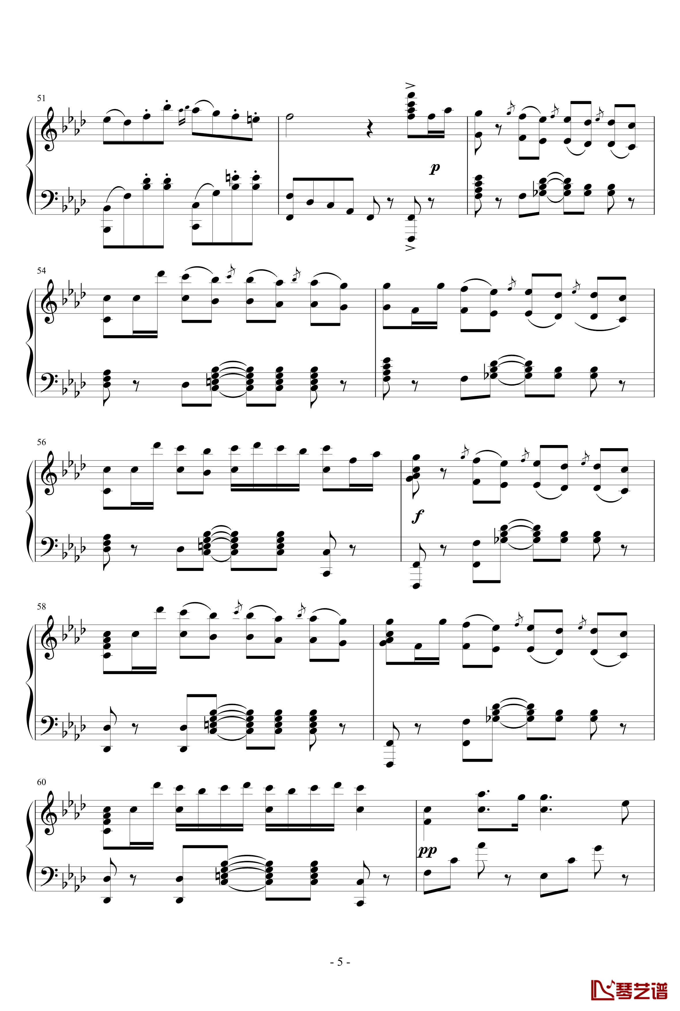 Piano ArrangementQuo Vadis钢琴谱-君往何处-M2U5