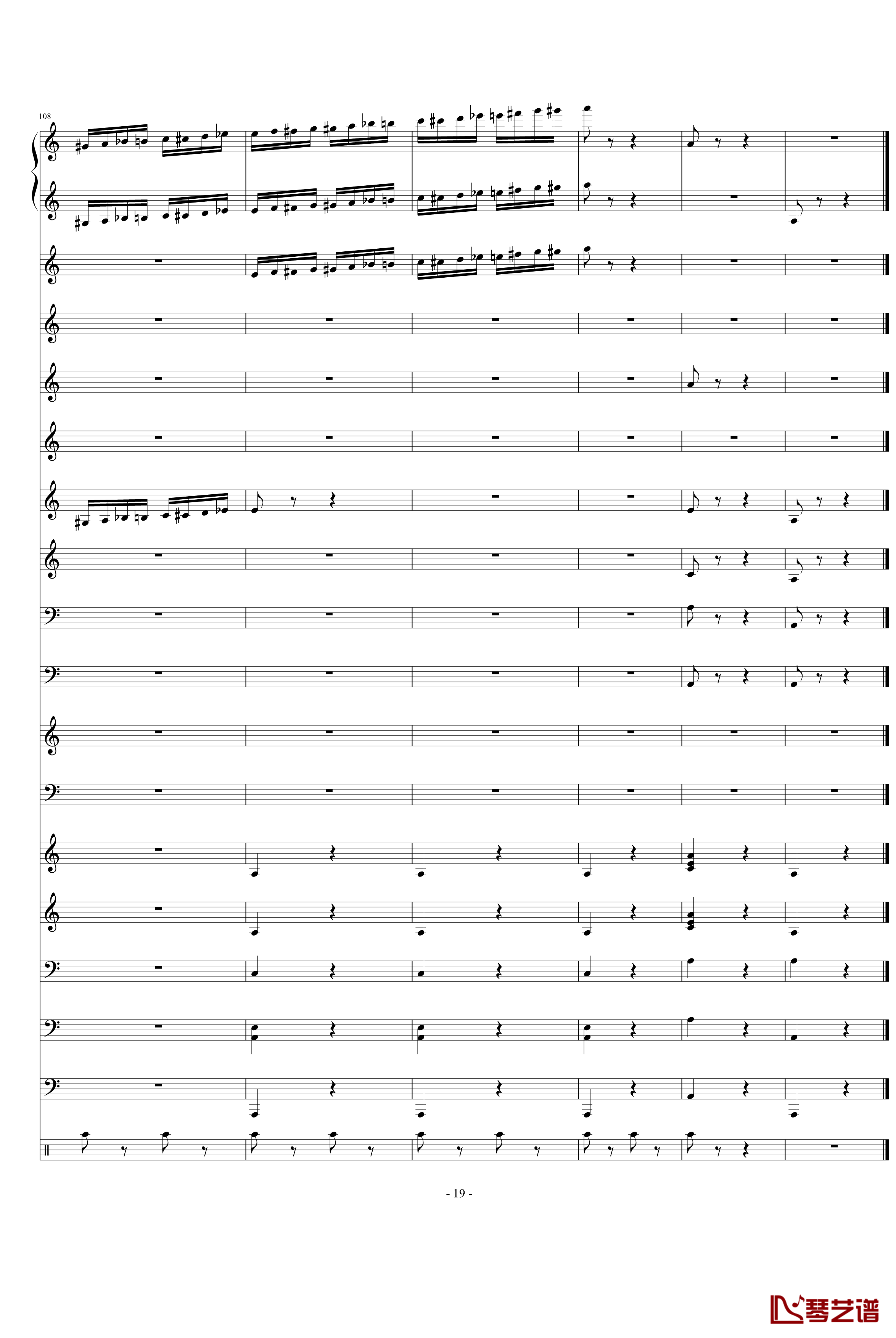 野蜂飞舞钢琴谱-Charm2版-里姆斯基-柯萨科夫19