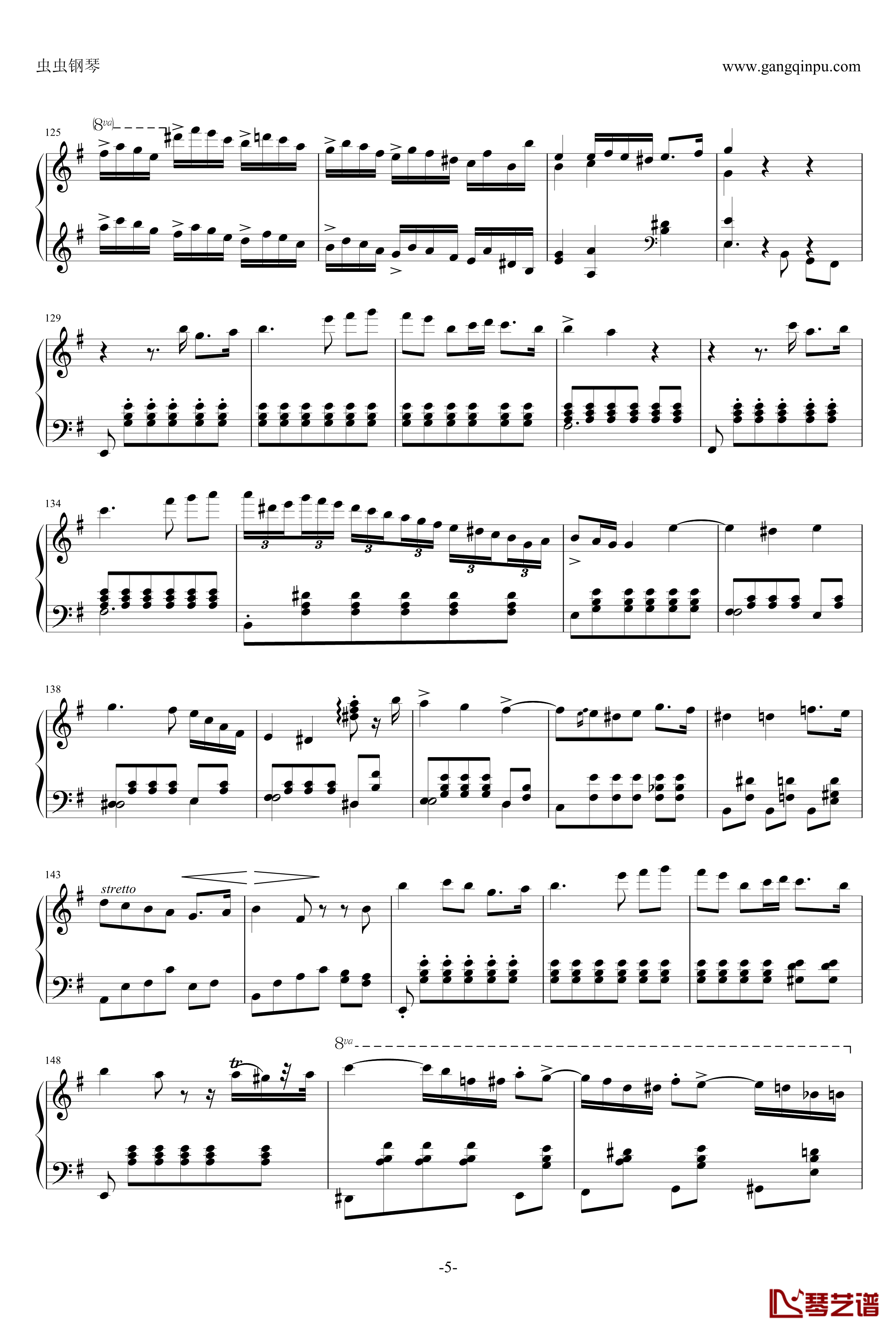 e小调钢琴协奏曲钢琴谱-乐之琴简易钢琴版-肖邦-chopin5