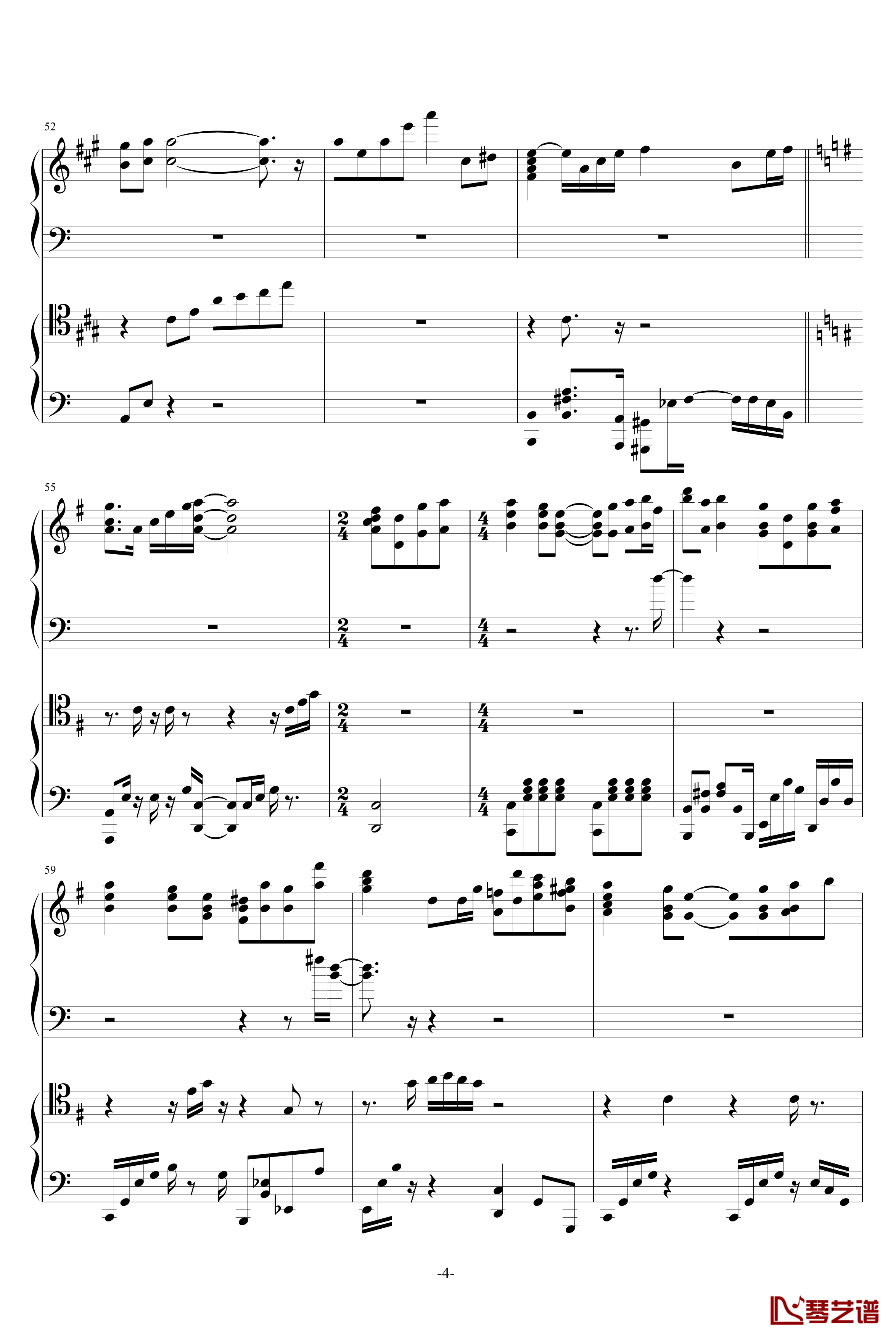 渚Warm Piano Arrange钢琴谱-古河渚4