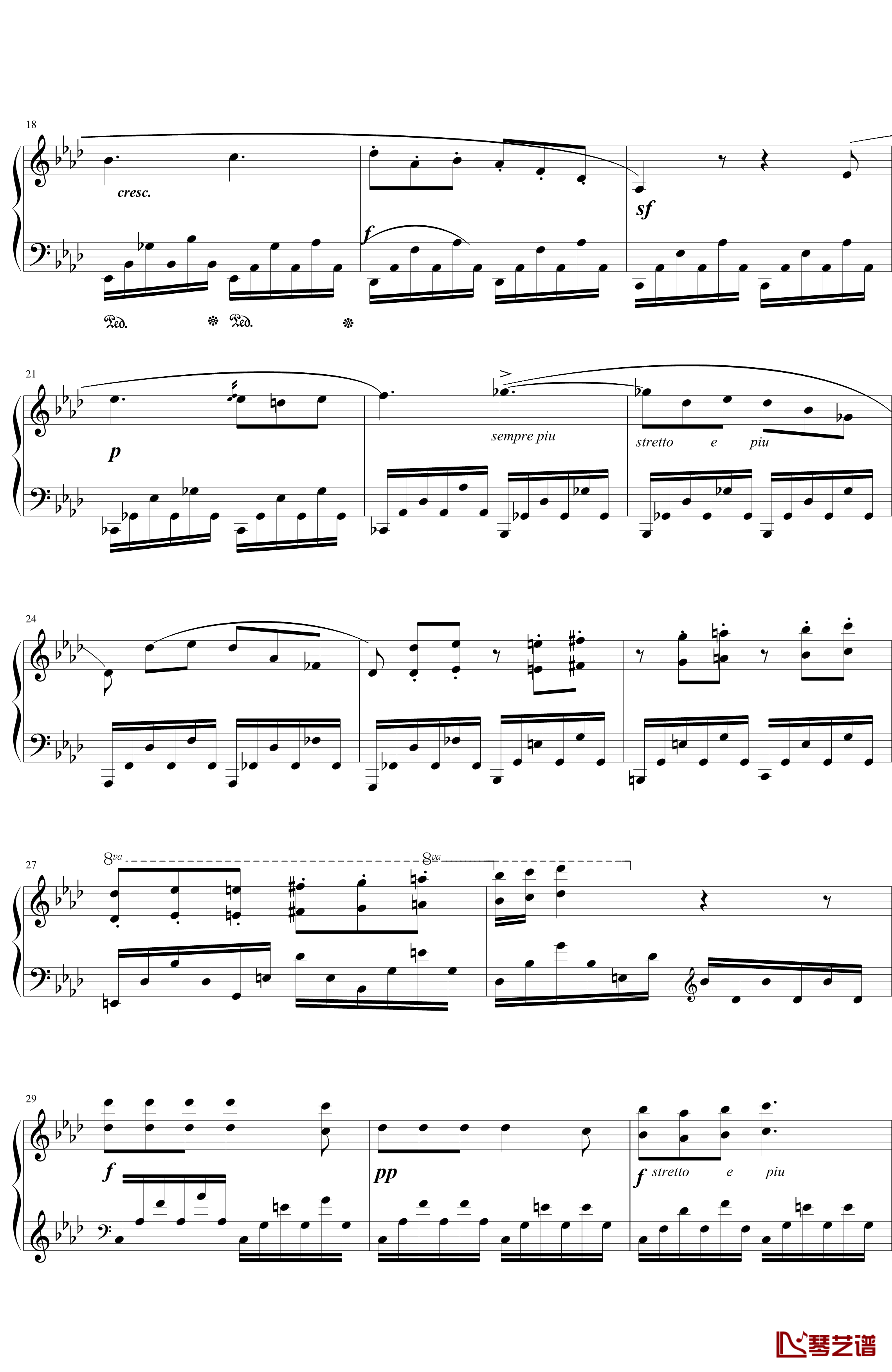肖邦练习曲Op10钢琴谱-Nr9-肖邦-chopin2
