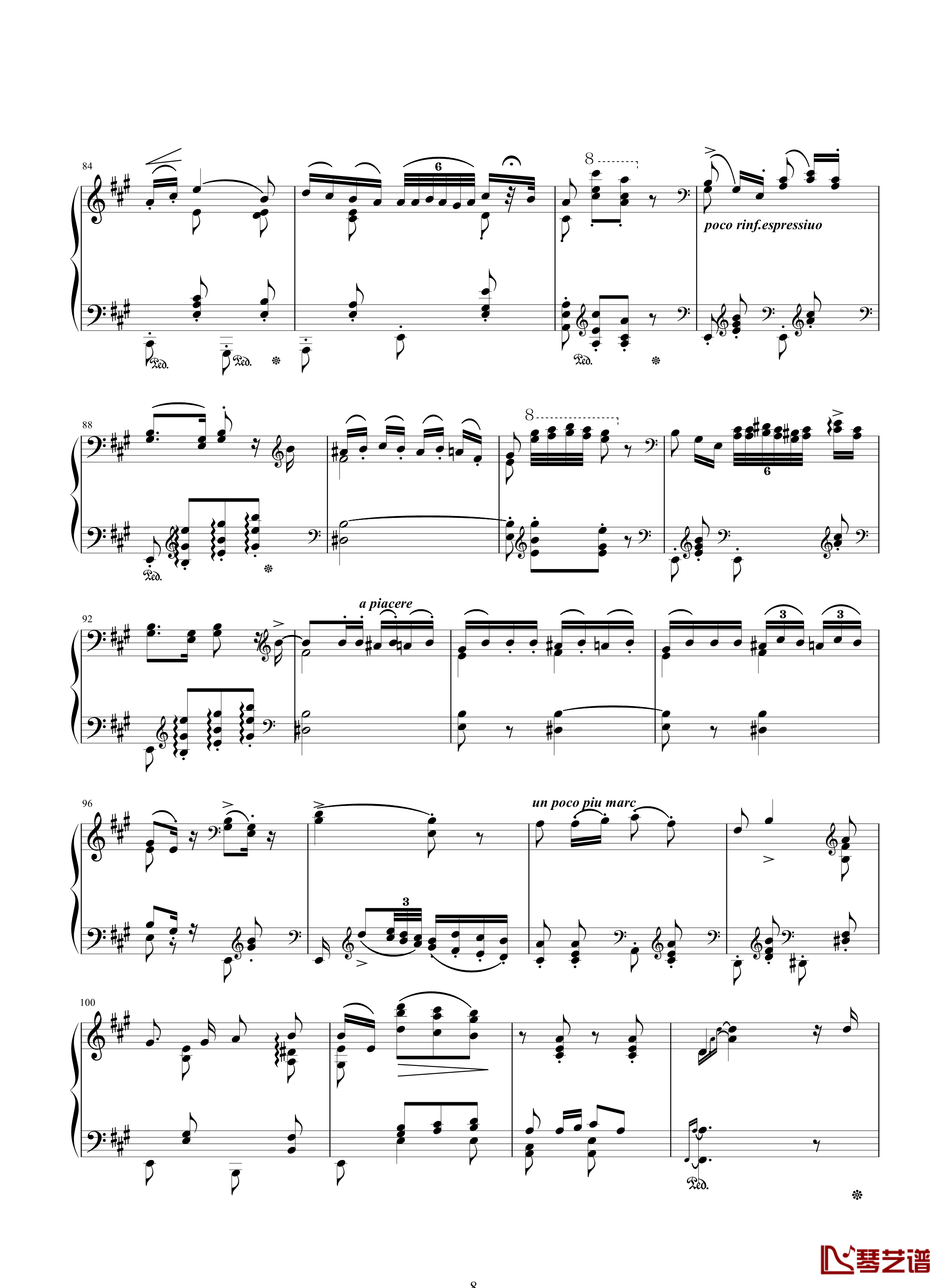 唐璜的回忆钢琴谱-34页全谱-李斯特8