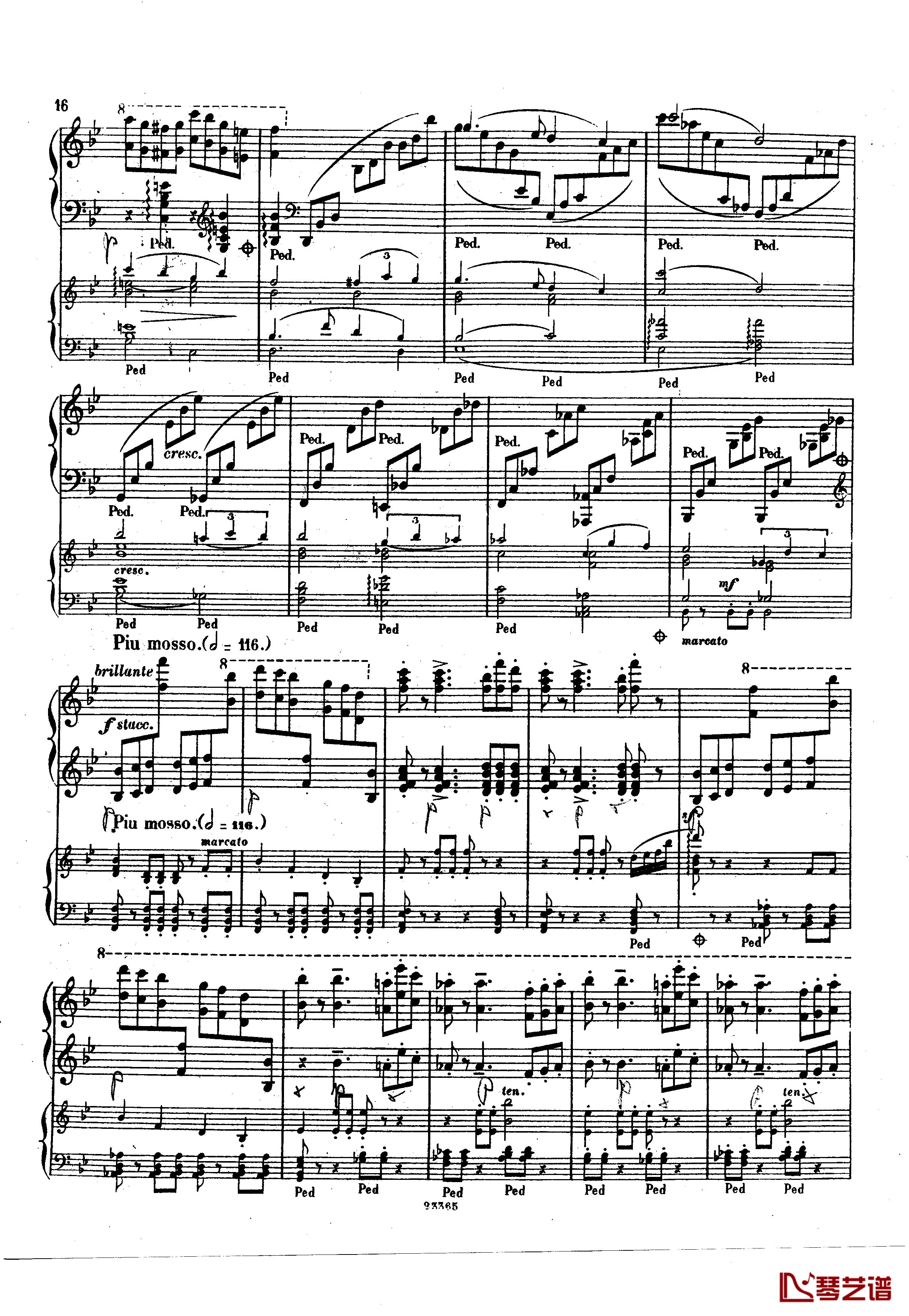 g小调钢琴协奏曲  Op.15钢琴谱-斯甘巴蒂16