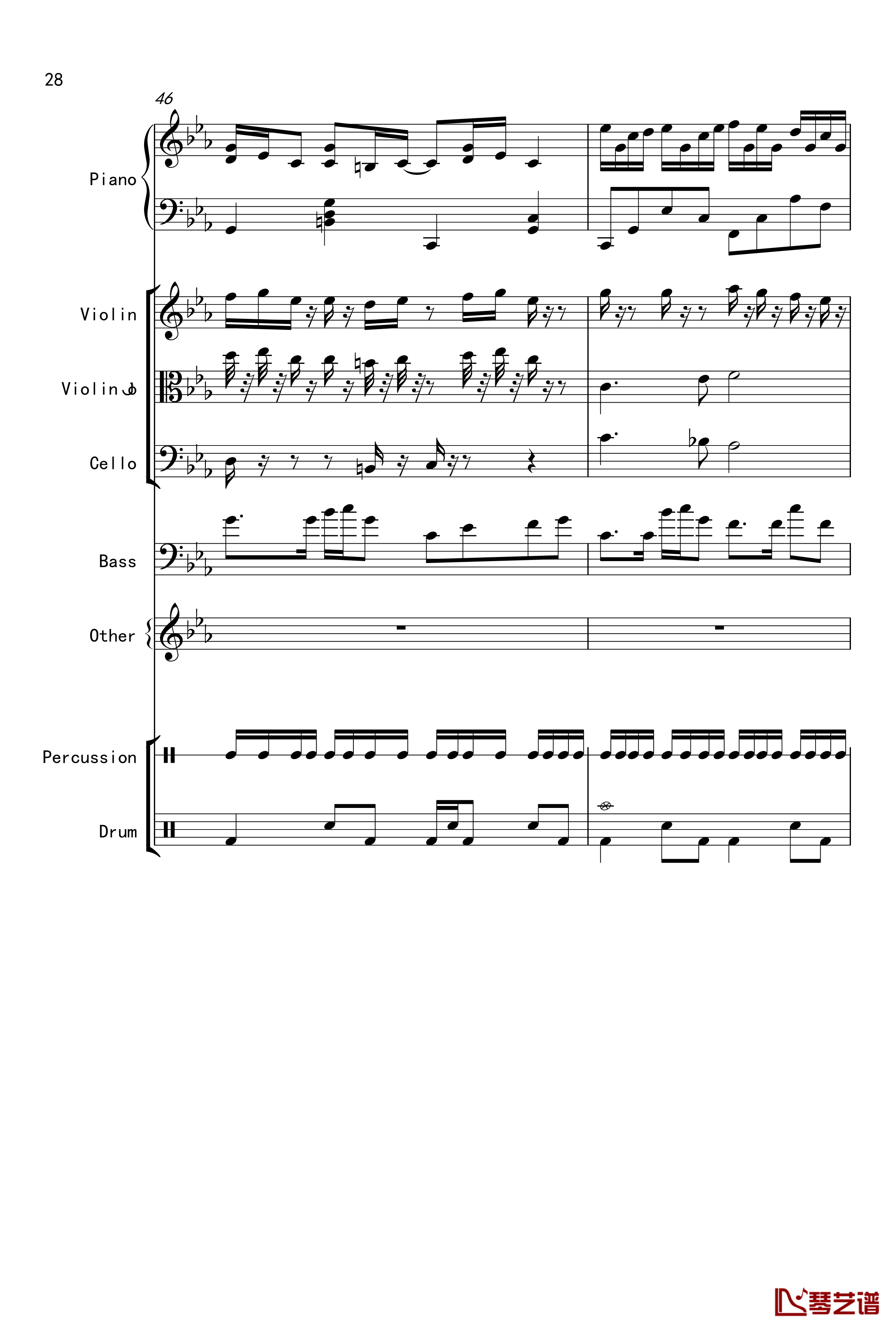 克罗地亚舞曲钢琴谱-Croatian Rhapsody-马克西姆-Maksim·Mrvica28