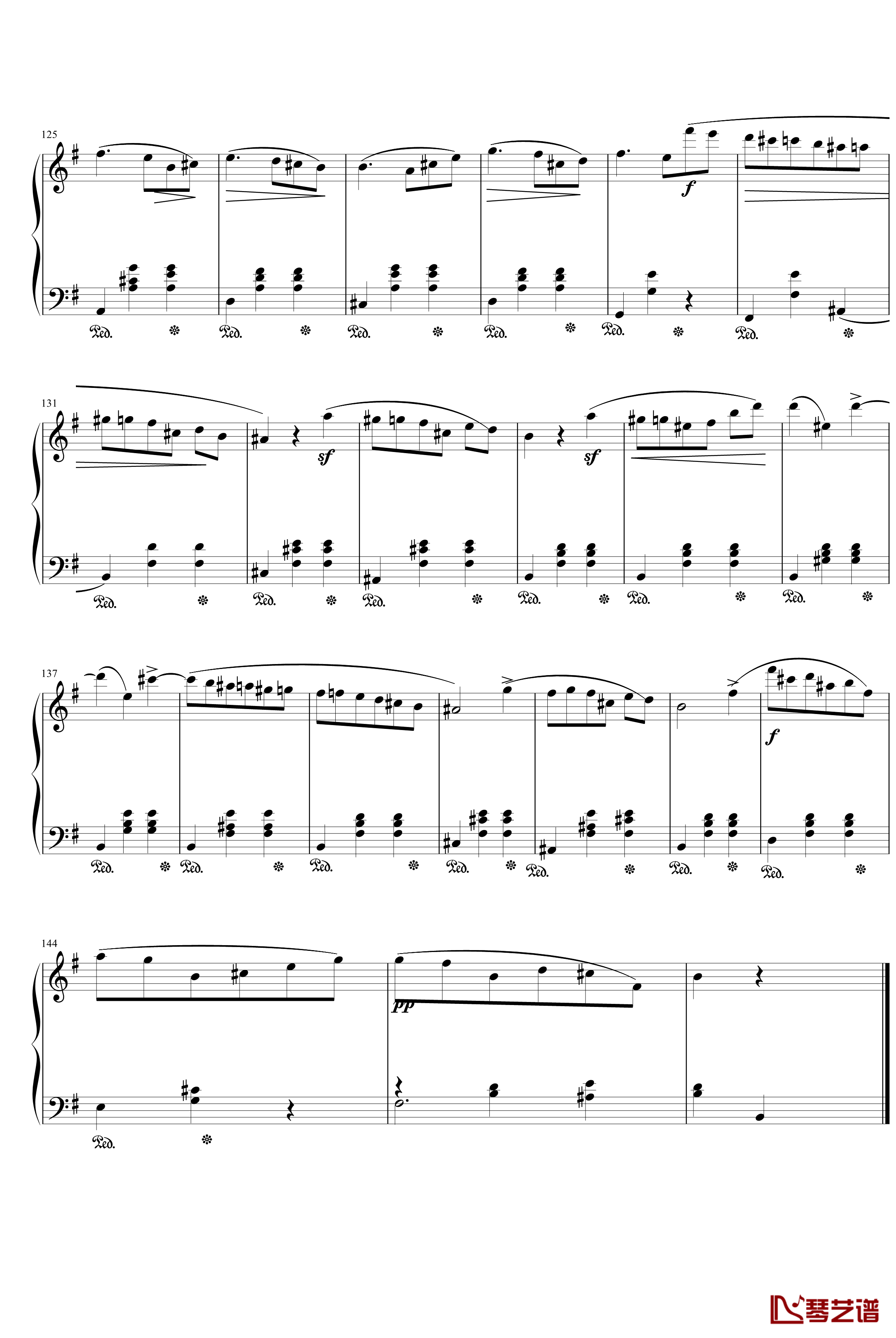 圆舞曲Op.69 No.2钢琴谱-肖邦-chopin6