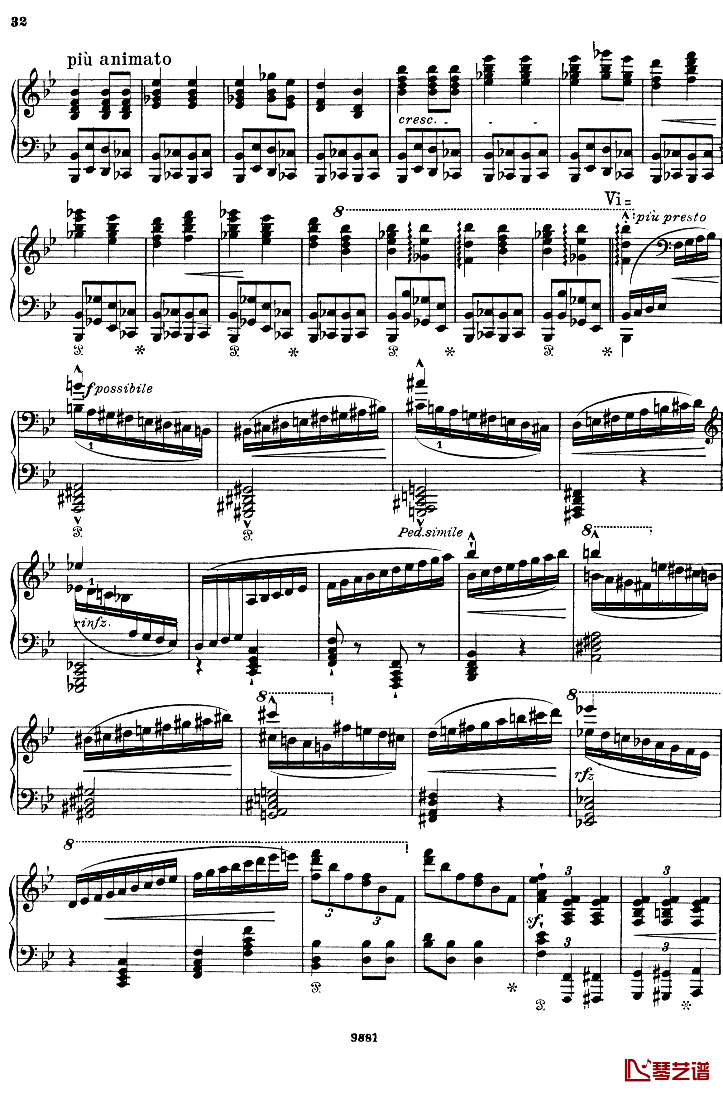 唐璜的回忆钢琴谱-李斯特 S.418-李斯特32