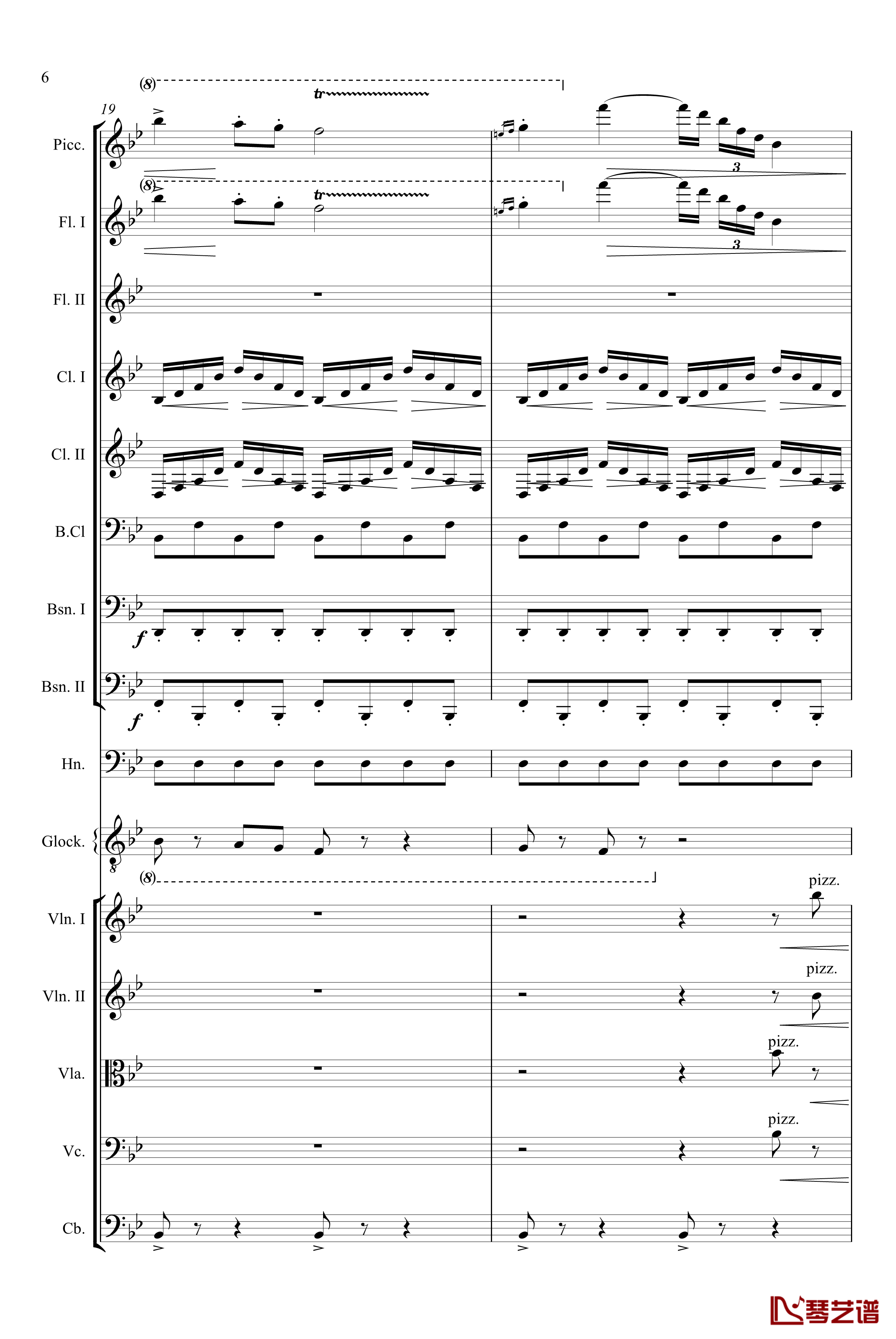 胡桃夹子组曲茶钢琴谱-柴科夫斯基-Peter Ilyich Tchaikovsky6