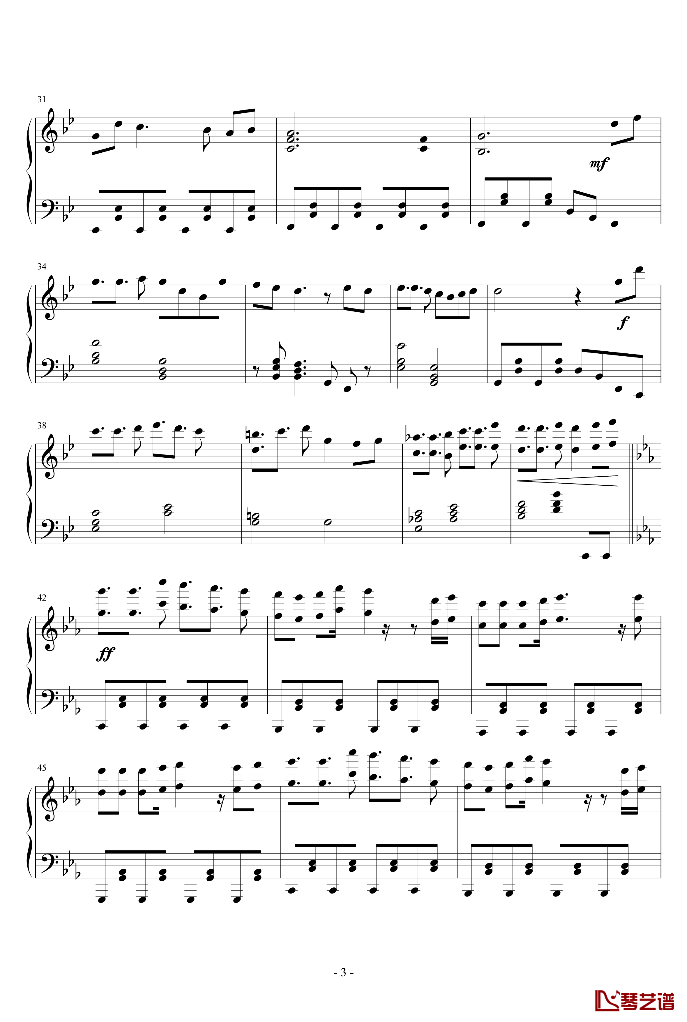 狂音§钢琴谱-Enigma3