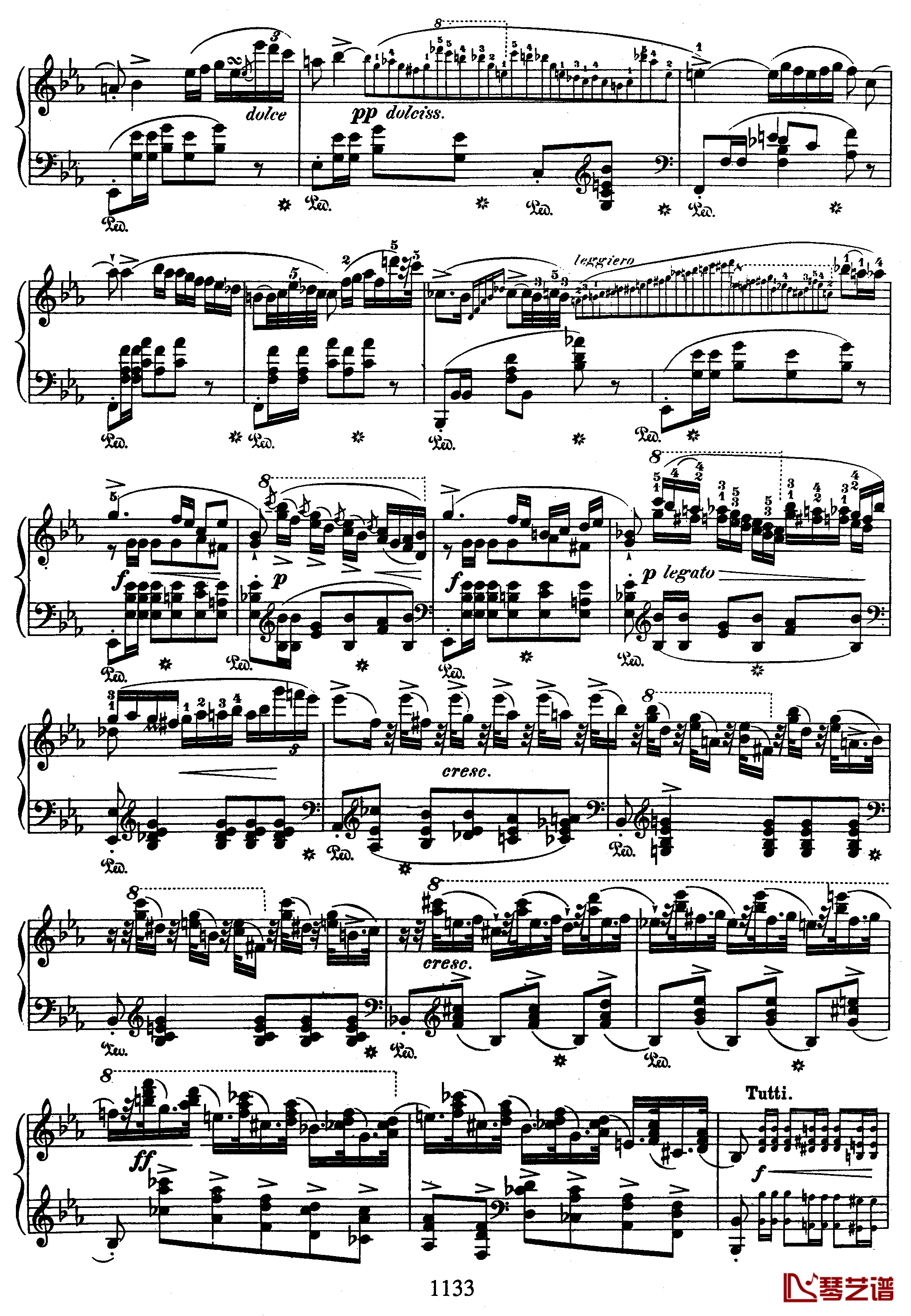 chopin op22钢琴谱-Andante Spianato&Grande Polonaise-肖邦-chopin8