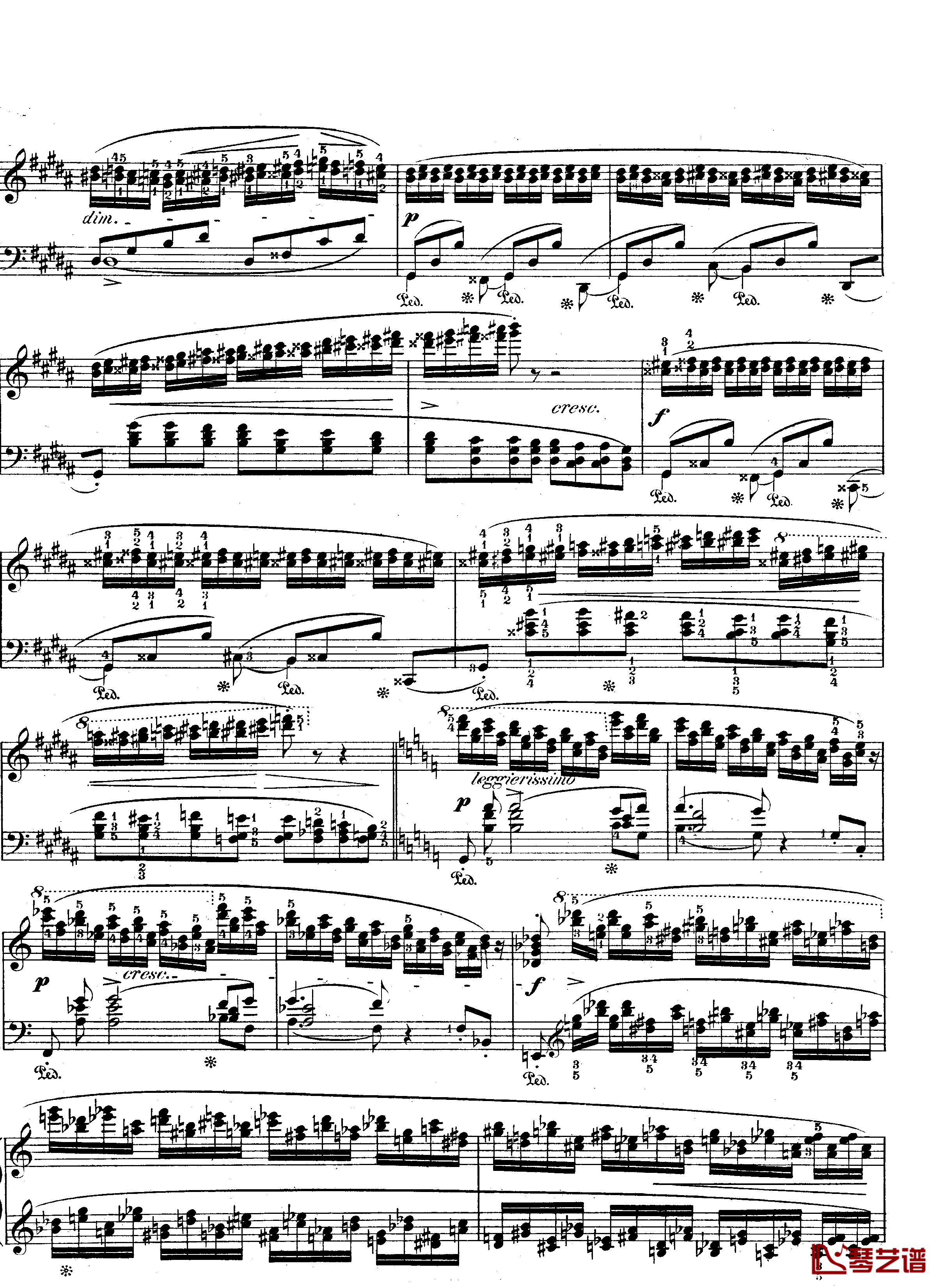 升g小调练习曲作品25-6钢琴谱-肖邦-chopin2