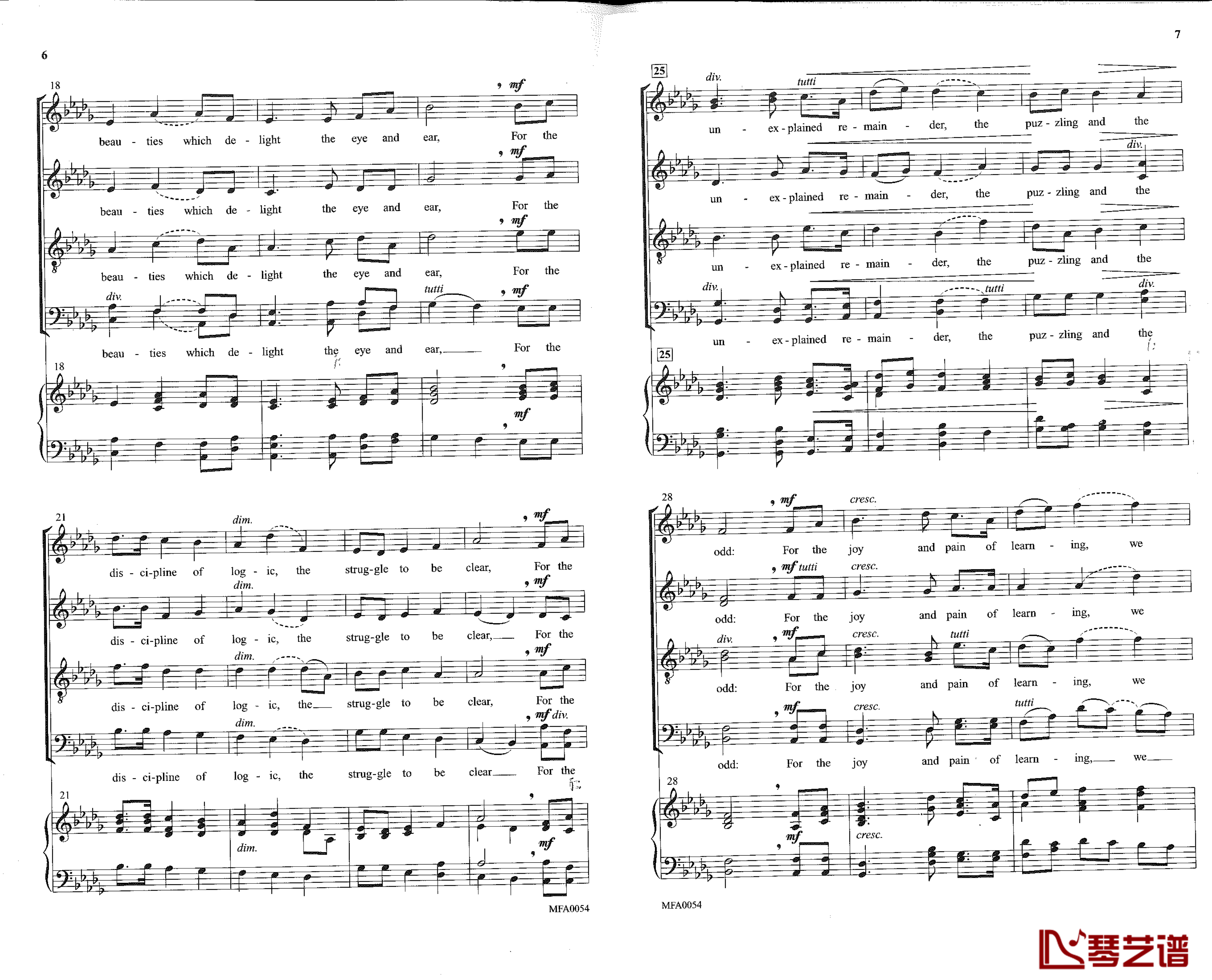 For the splendor of creation钢琴谱-Gustav Holst3