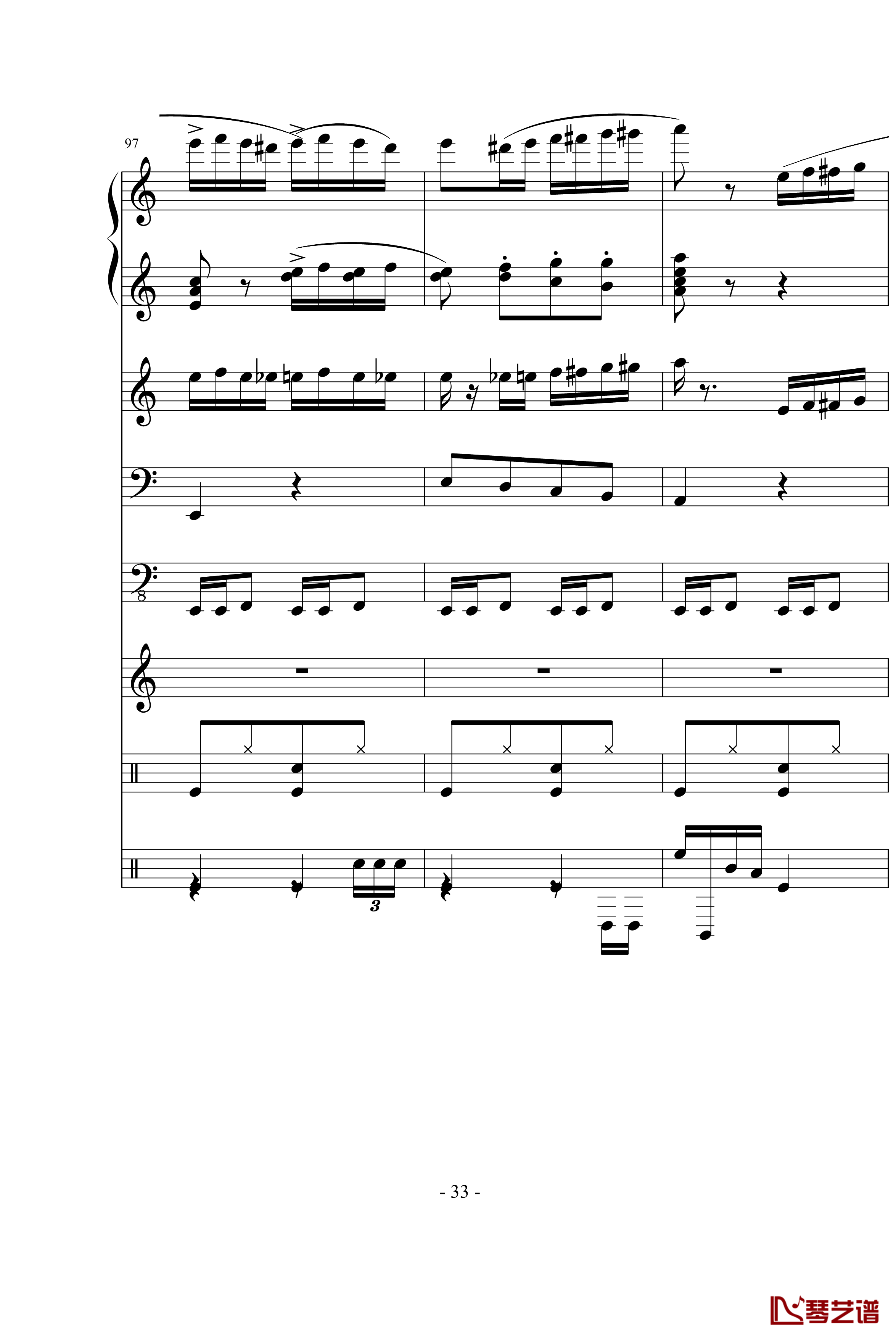 野蜂飞舞钢琴谱-里姆斯基-柯萨科夫33