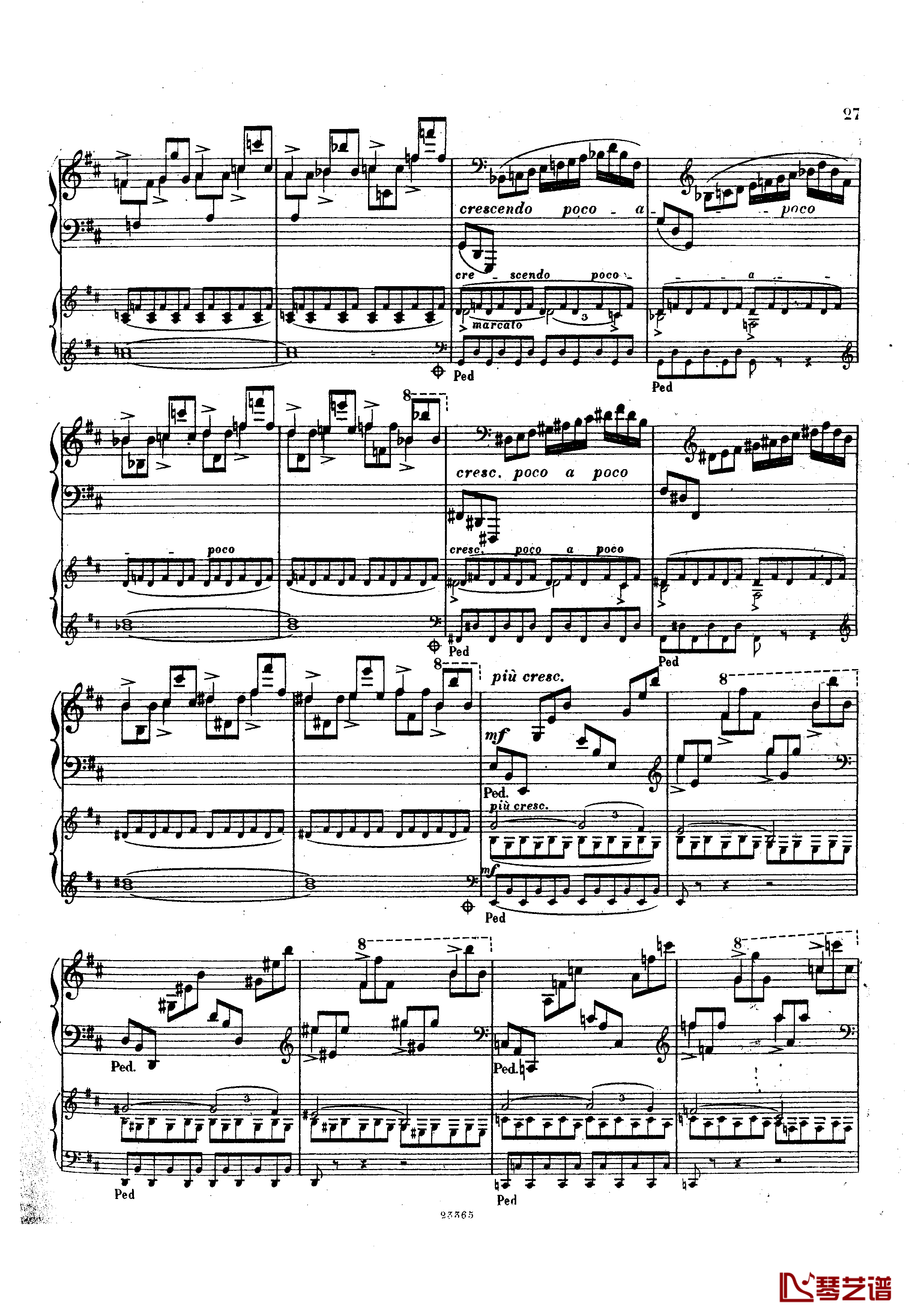 g小调钢琴协奏曲  Op.15钢琴谱-斯甘巴蒂27