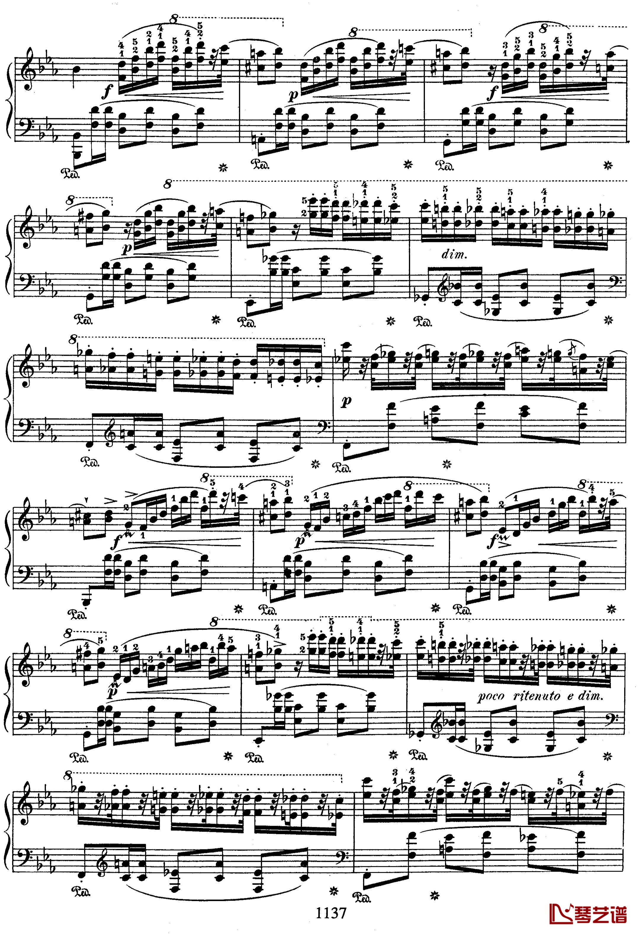 chopin op22钢琴谱-Andante Spianato&Grande Polonaise-肖邦-chopin12
