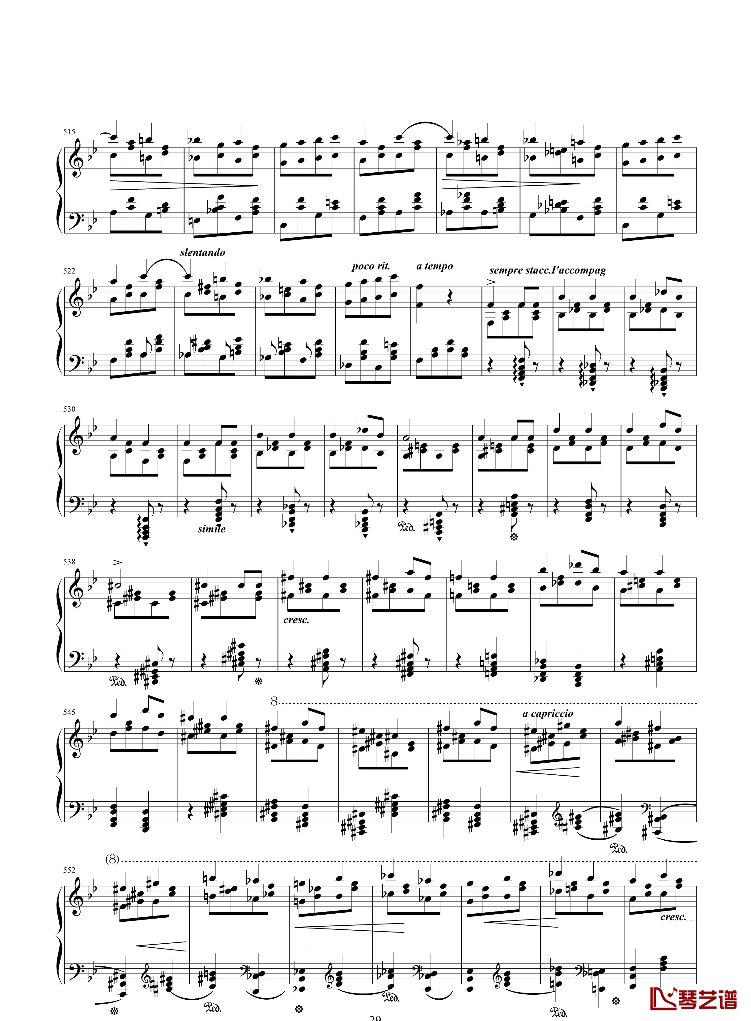 唐璜的回忆钢琴谱-34页全谱-李斯特29