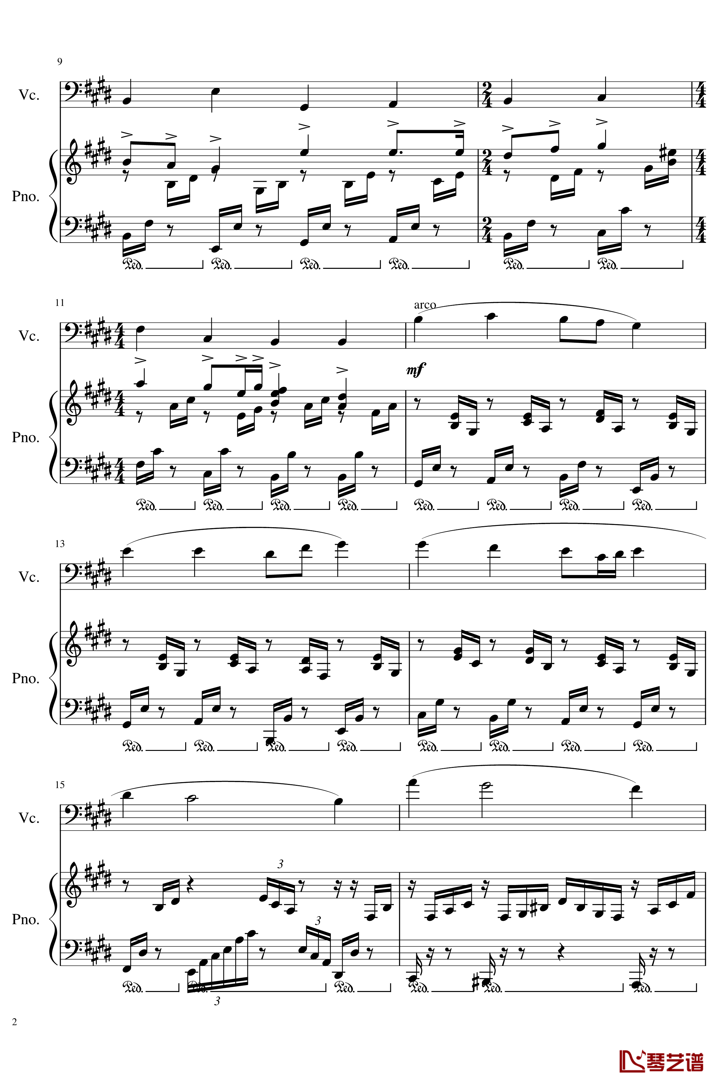 Summer Capriccio, Op.88钢琴谱-夏日随想曲-一个球2