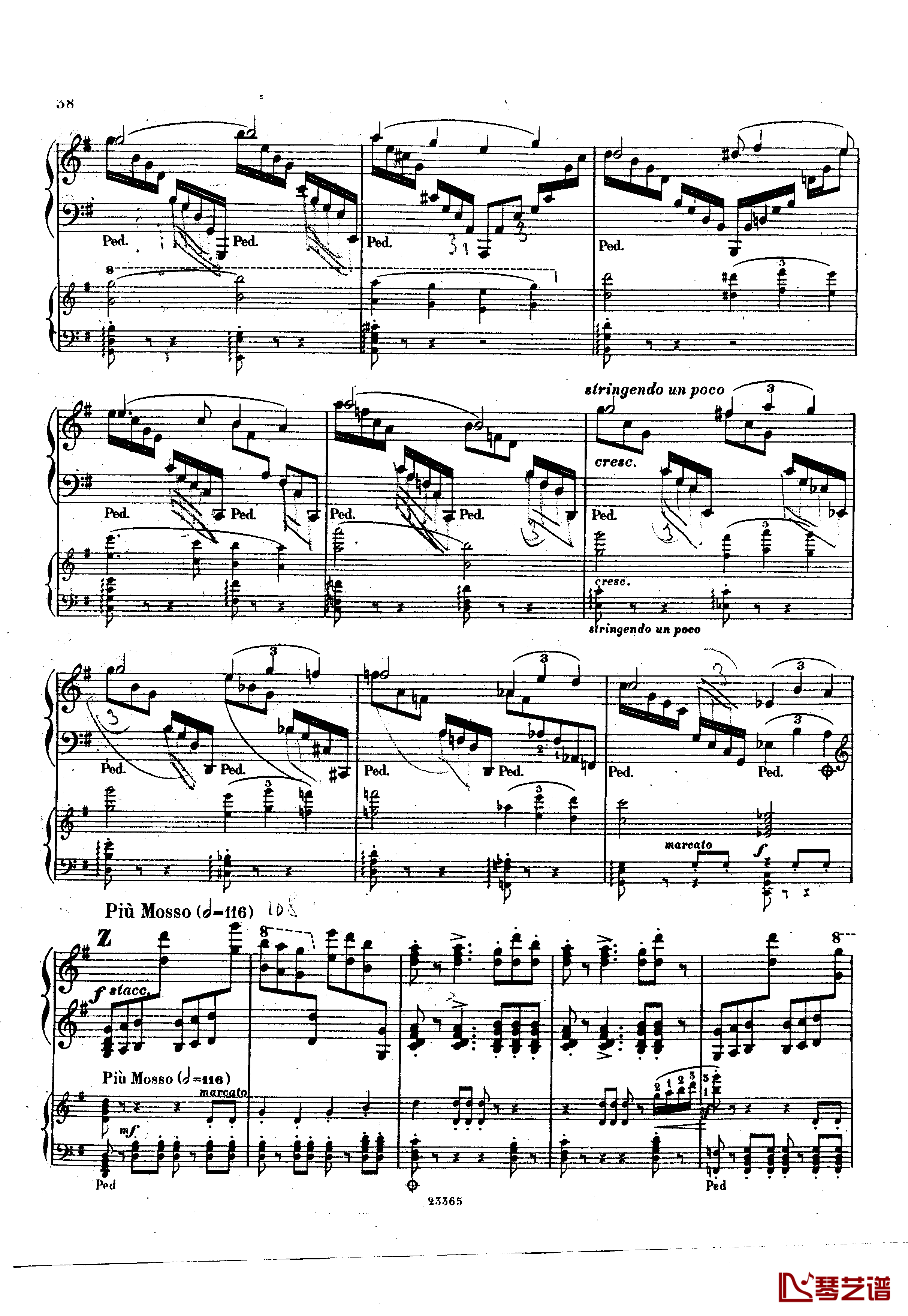 g小调钢琴协奏曲  Op.15钢琴谱-斯甘巴蒂38