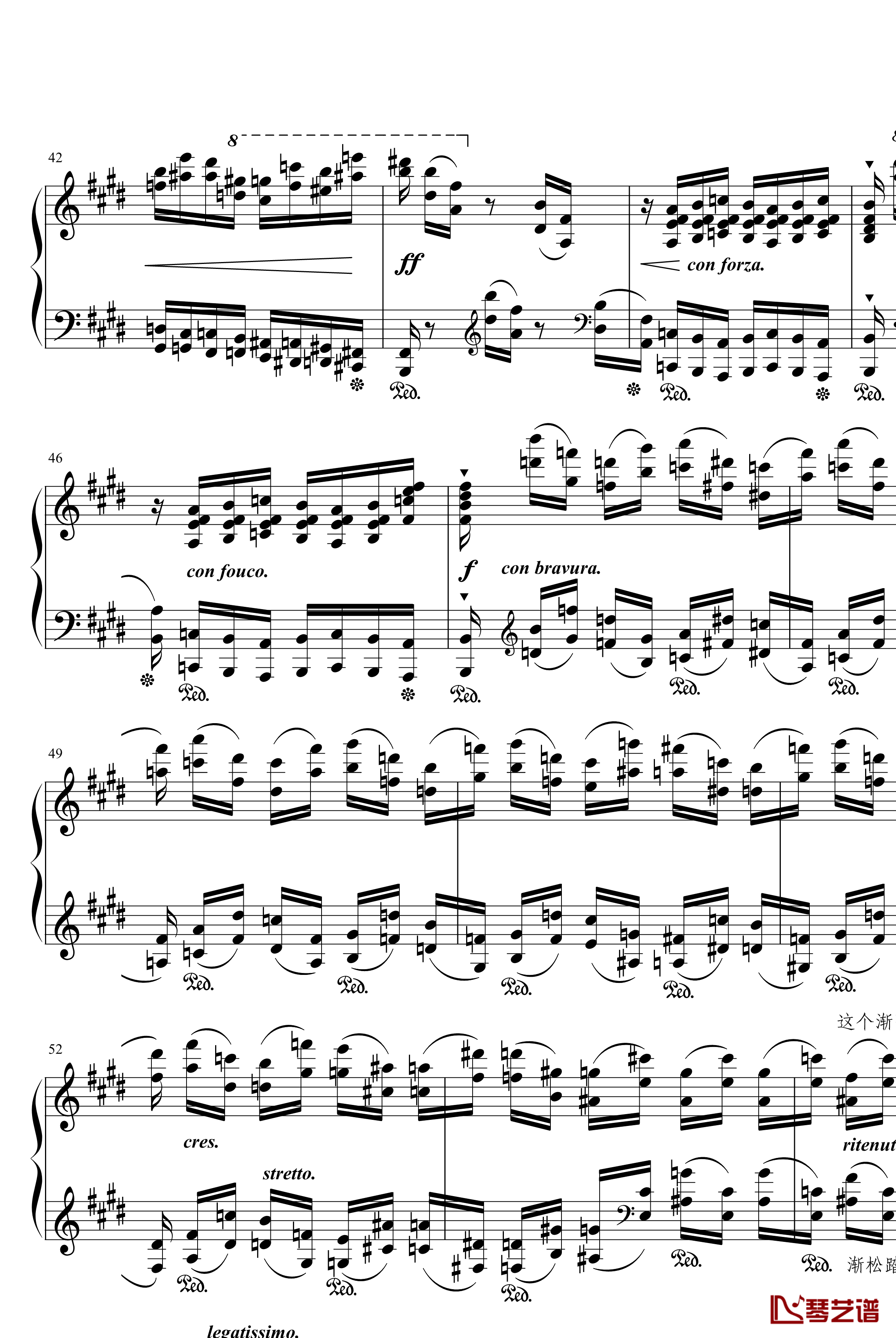 离别曲钢琴谱-练习曲-肖邦-chopin3