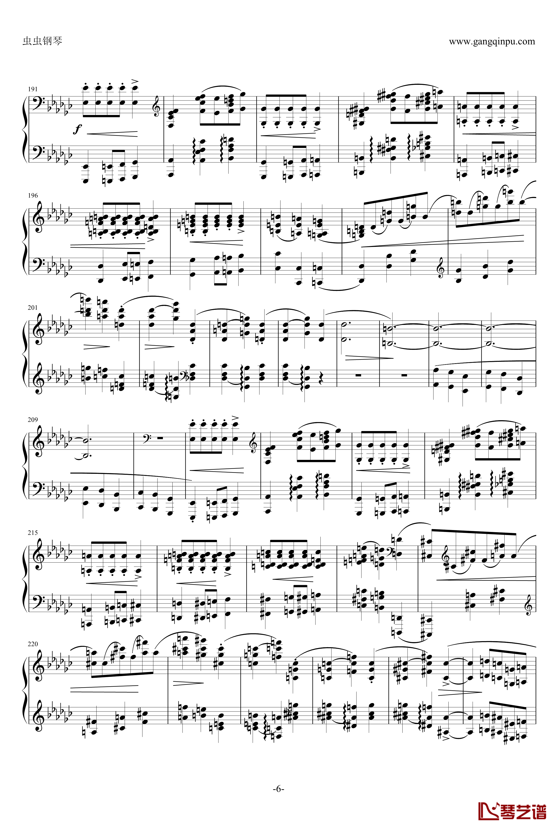 降b小调奏鸣曲——第二乐章钢琴谱-肖邦-chopin6
