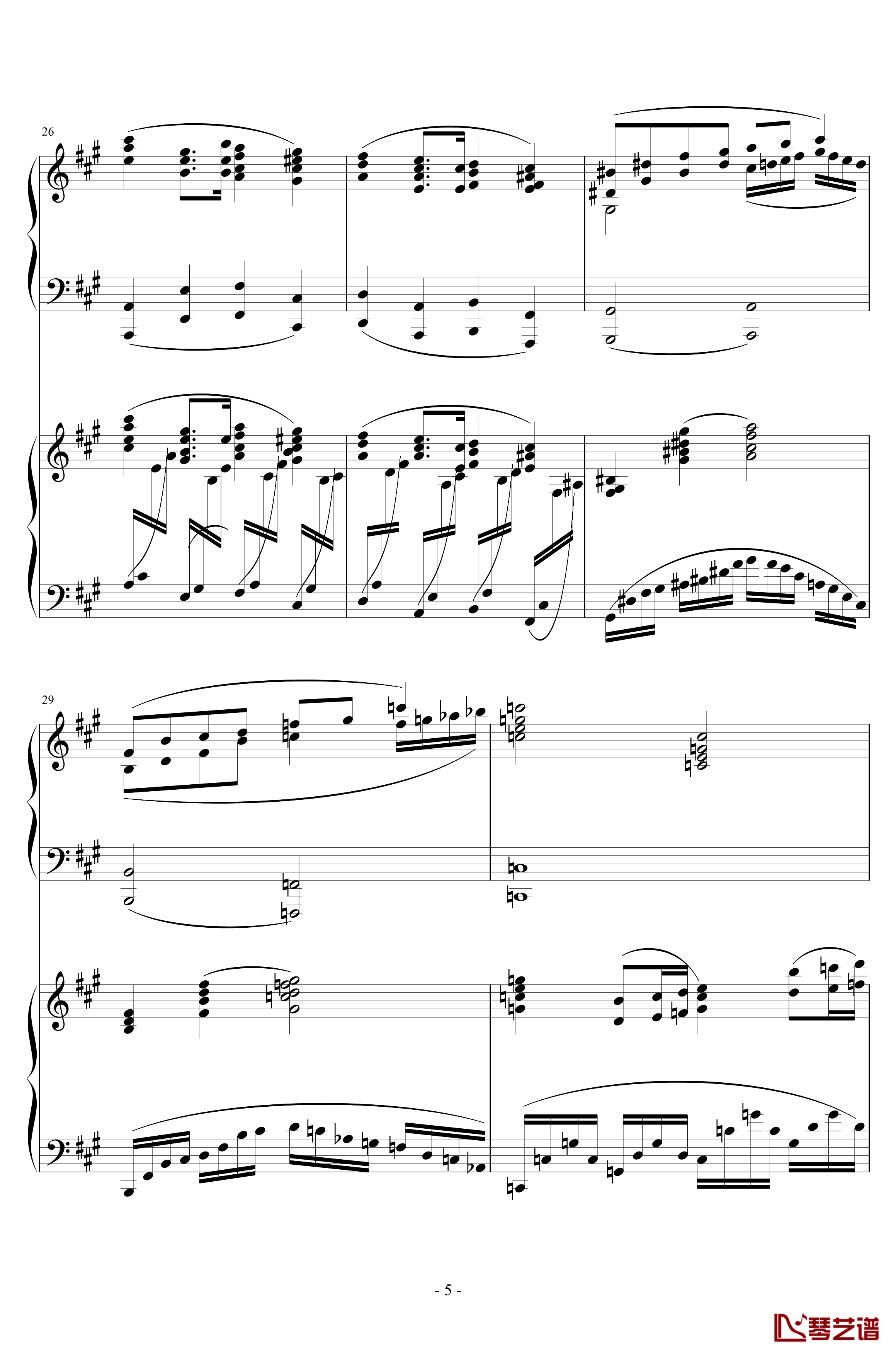 Piano Concerto No.6 in sharp F Minor Op.57 I.钢琴谱-一个球5