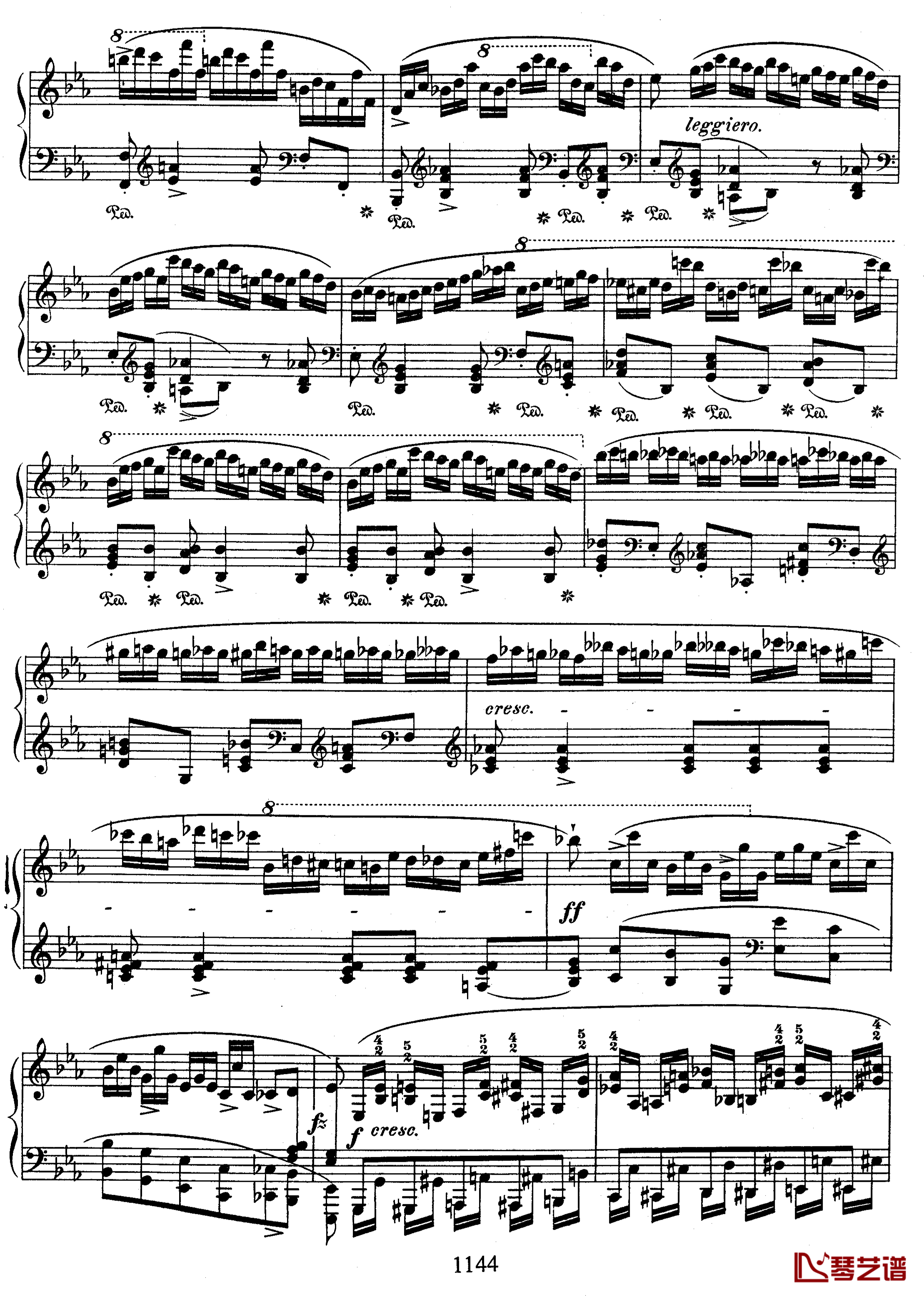 chopin op22钢琴谱-Andante Spianato&Grande Polonaise-肖邦-chopin19