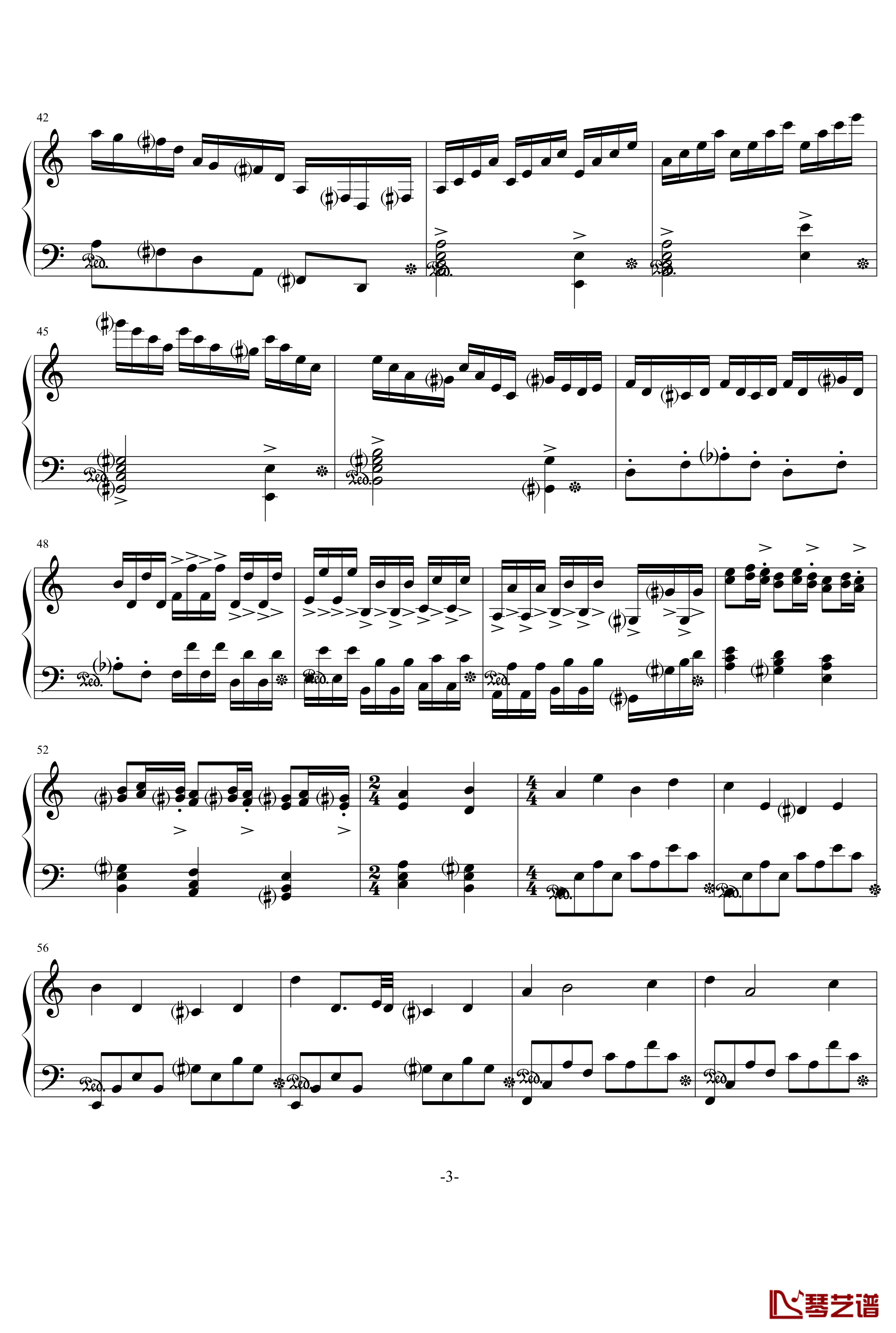 夜曲钢琴谱-fulanckyce3