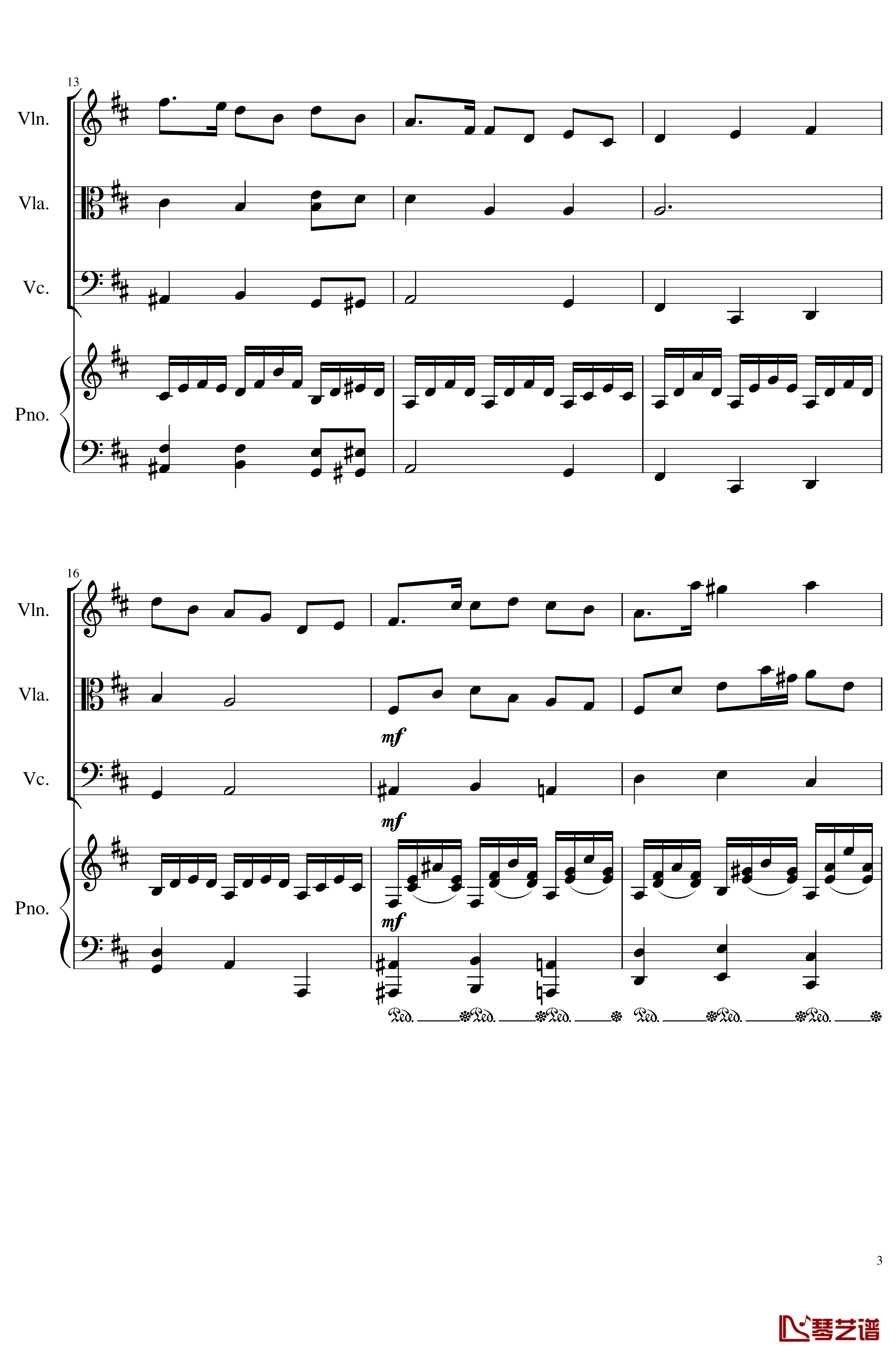 Autumn Song Op.111b钢琴谱-一个球3