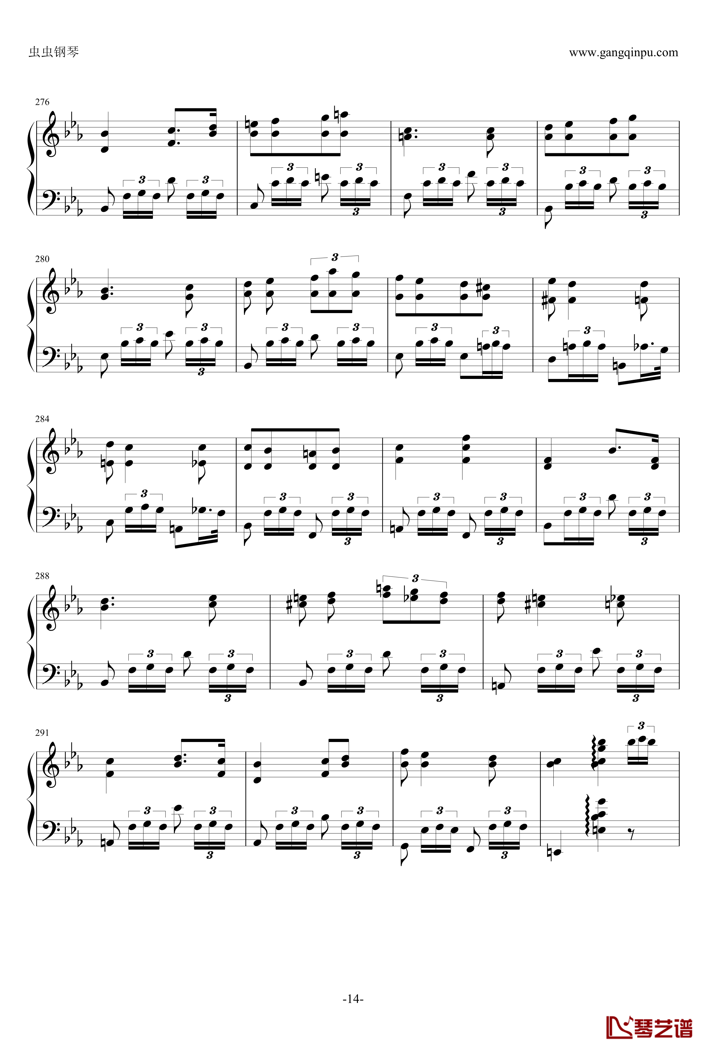 第三钢琴回旋曲Op.16钢琴谱-肖邦-chopin14