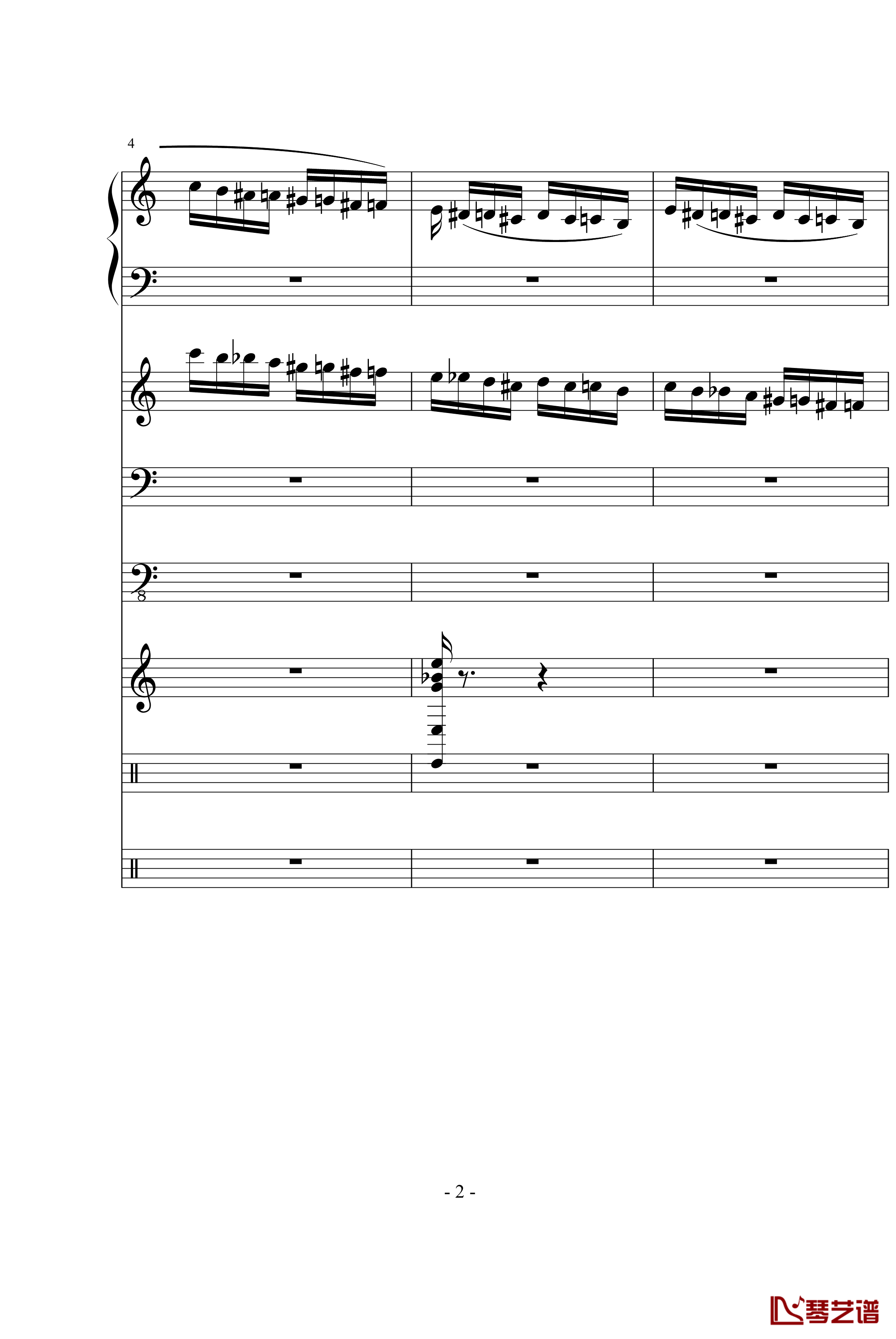 野蜂飞舞钢琴谱-里姆斯基-柯萨科夫2