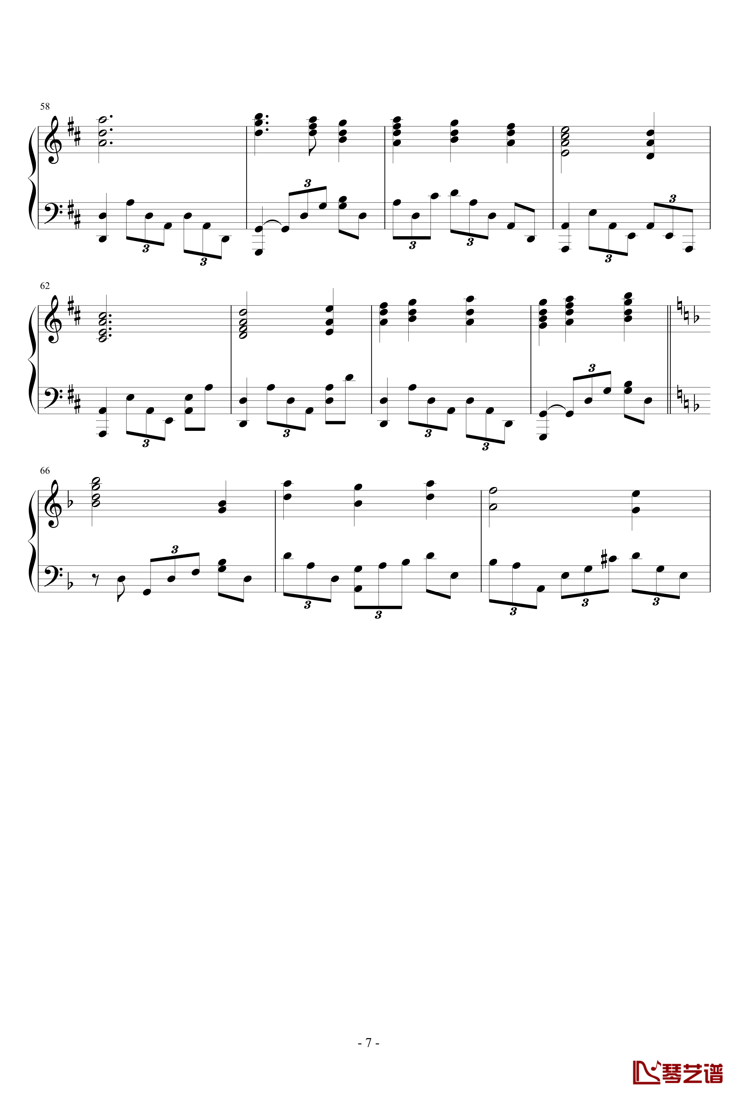 小前奏曲钢琴谱-yangzhen0817