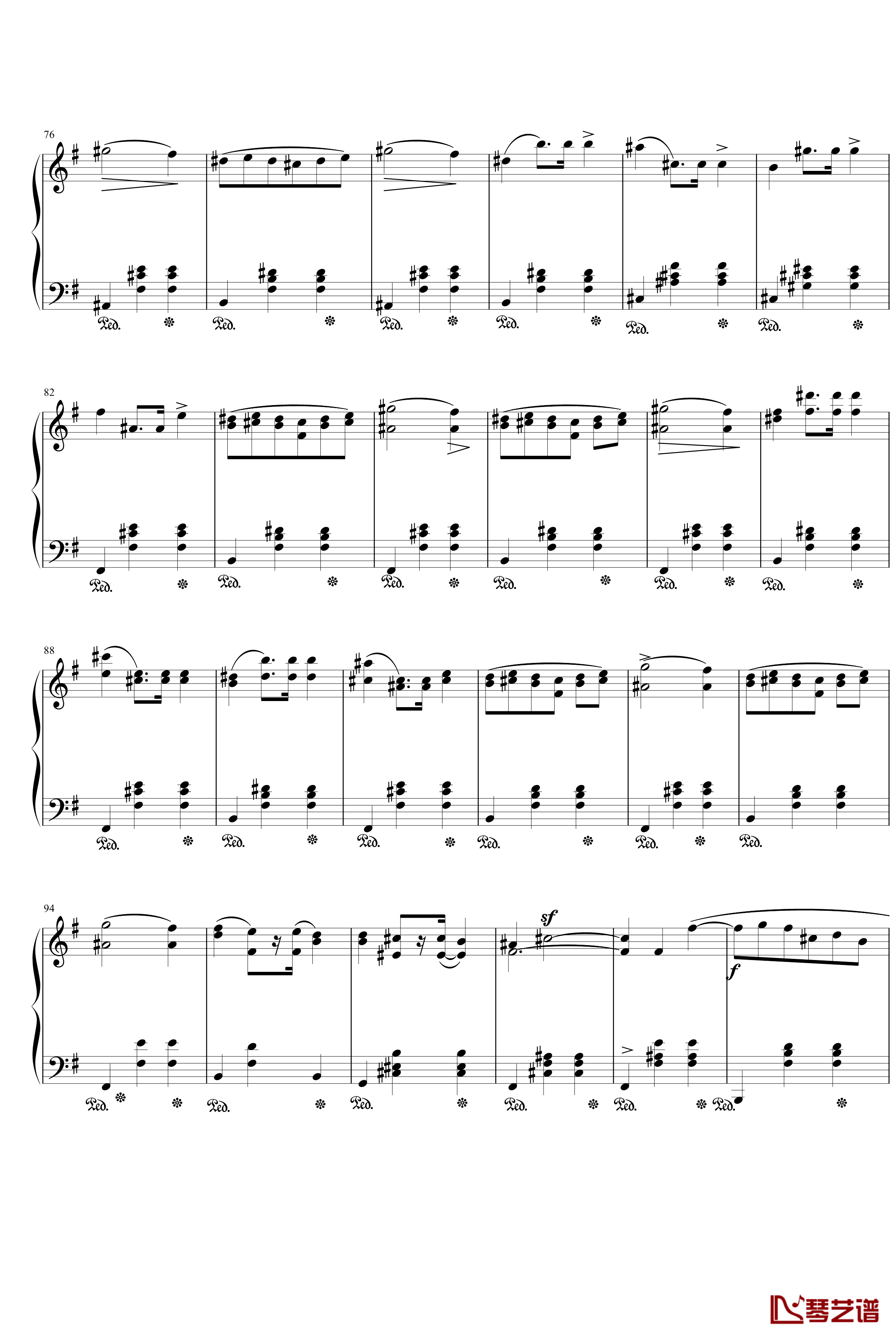 圆舞曲Op.69 No.2钢琴谱-肖邦-chopin4