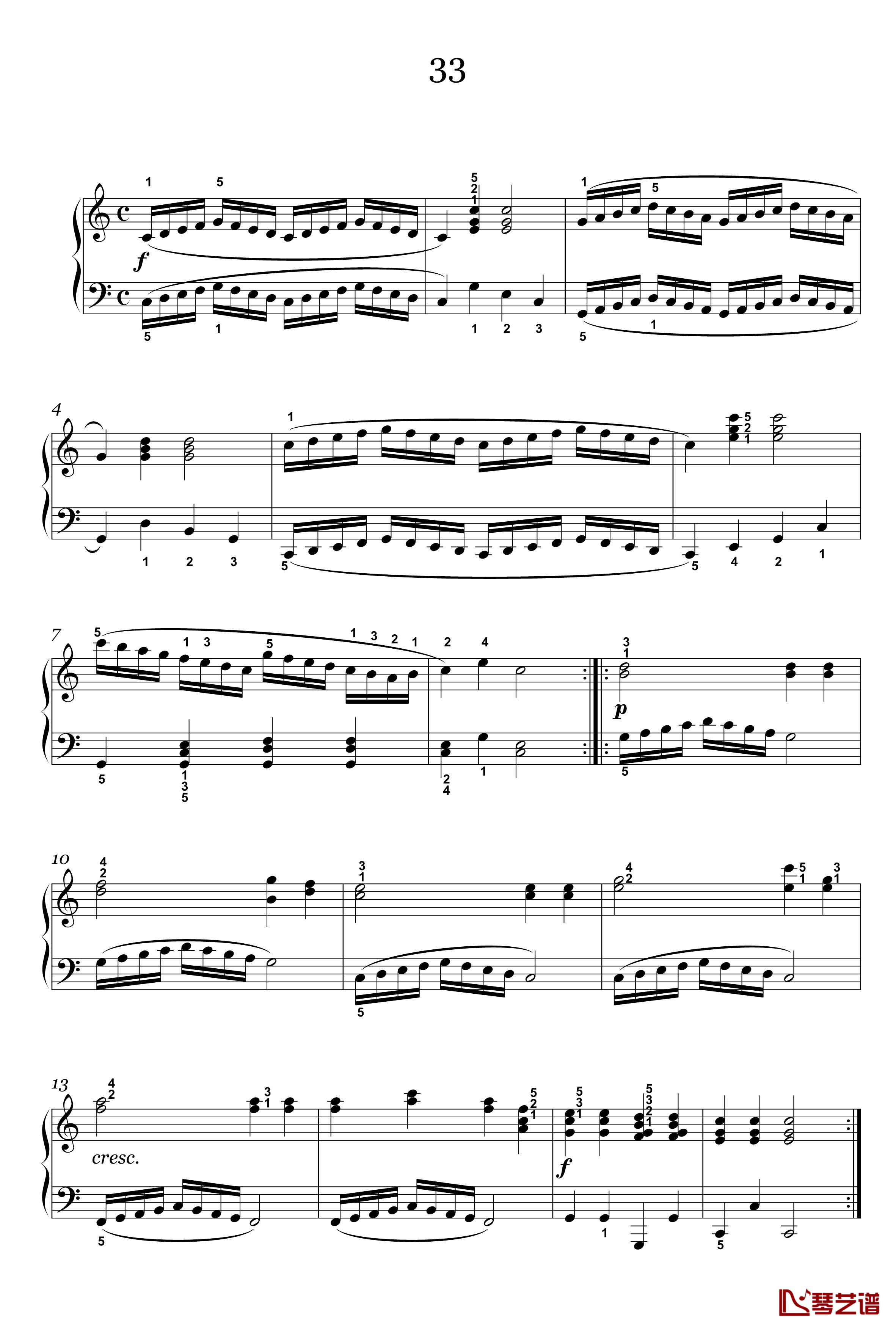 33钢琴谱-56-车尔尼-Czerny-5991