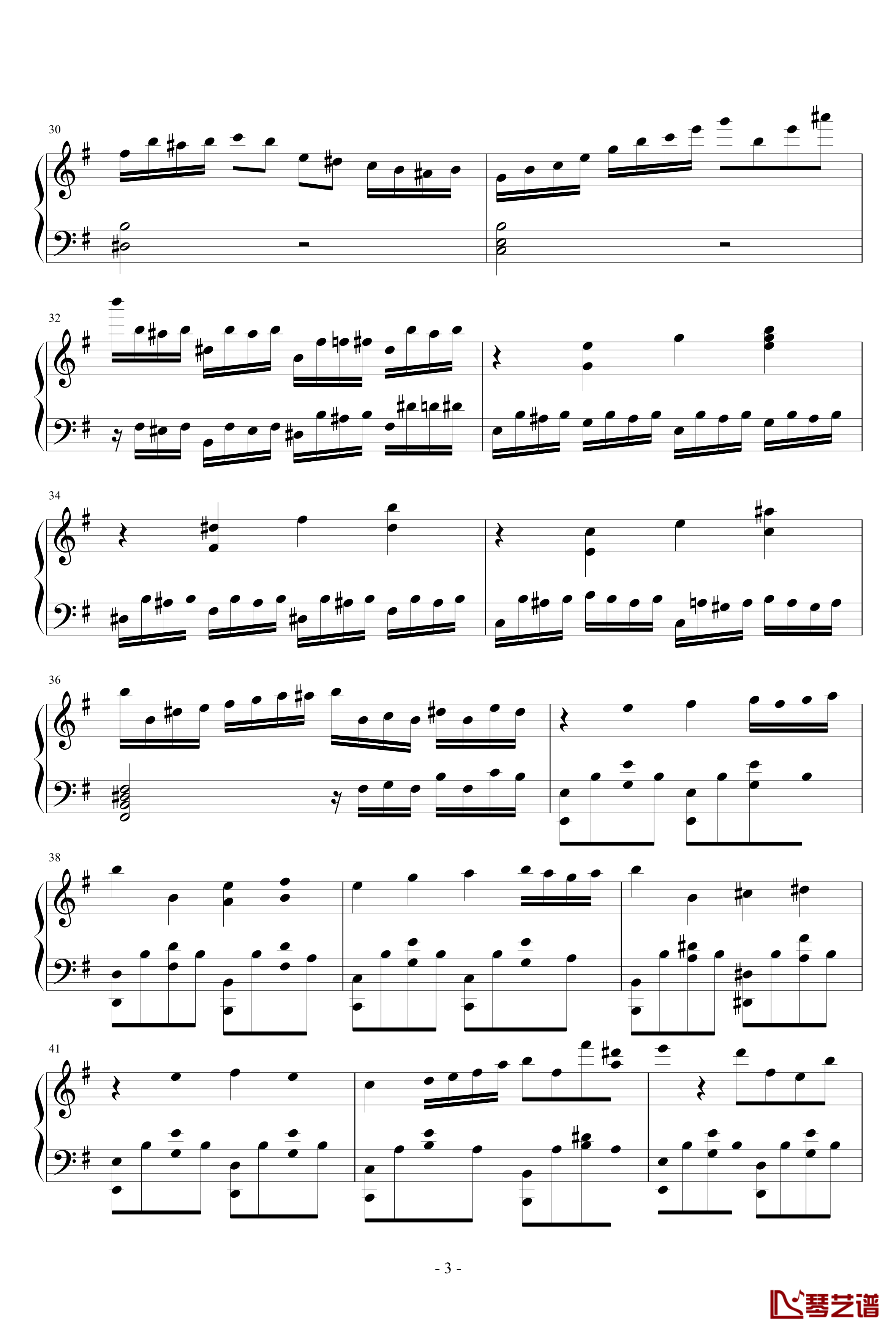 堕落的心情钢琴谱-费伦斯特19913