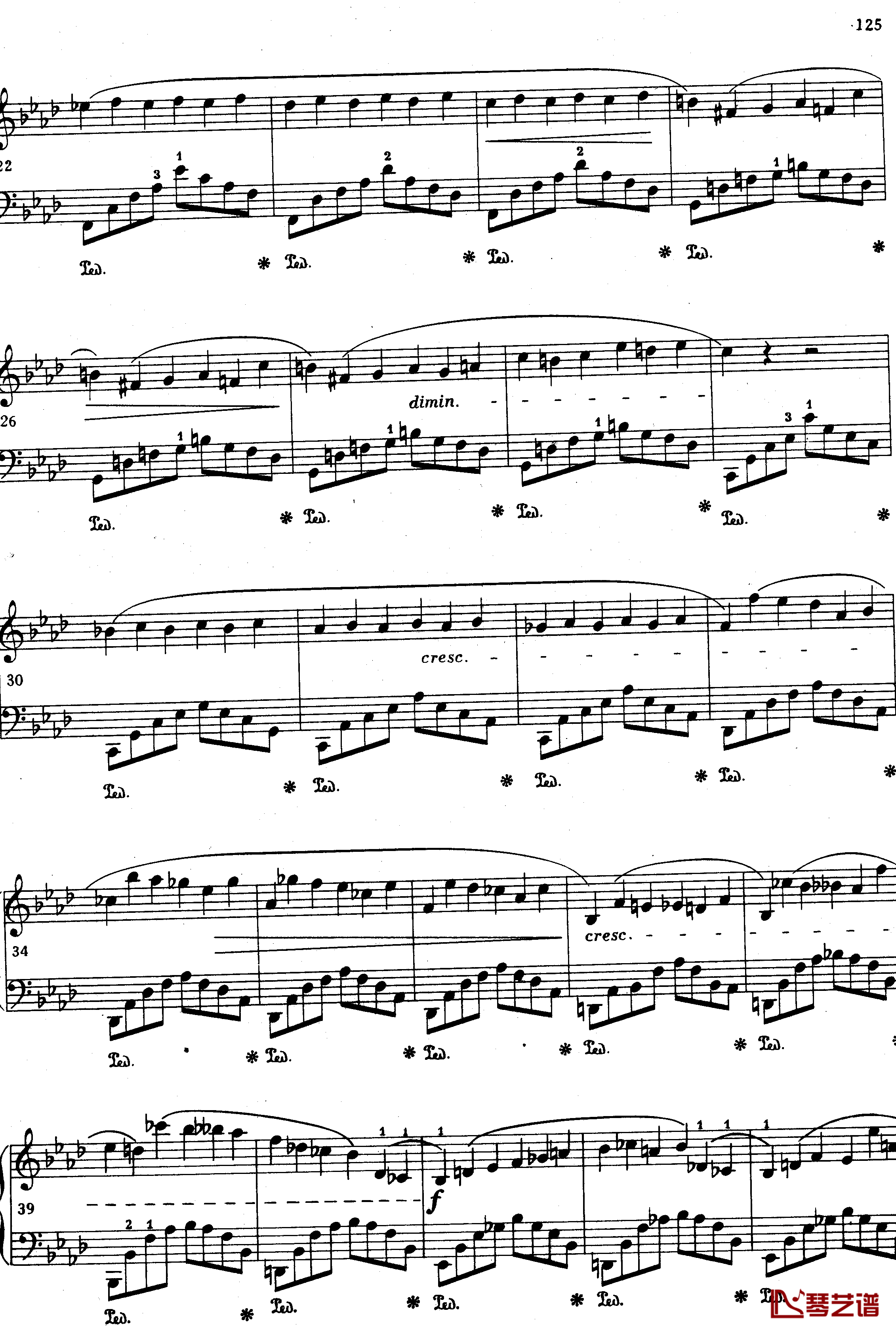 练习曲OP25No12钢琴谱-肖邦-chopin2