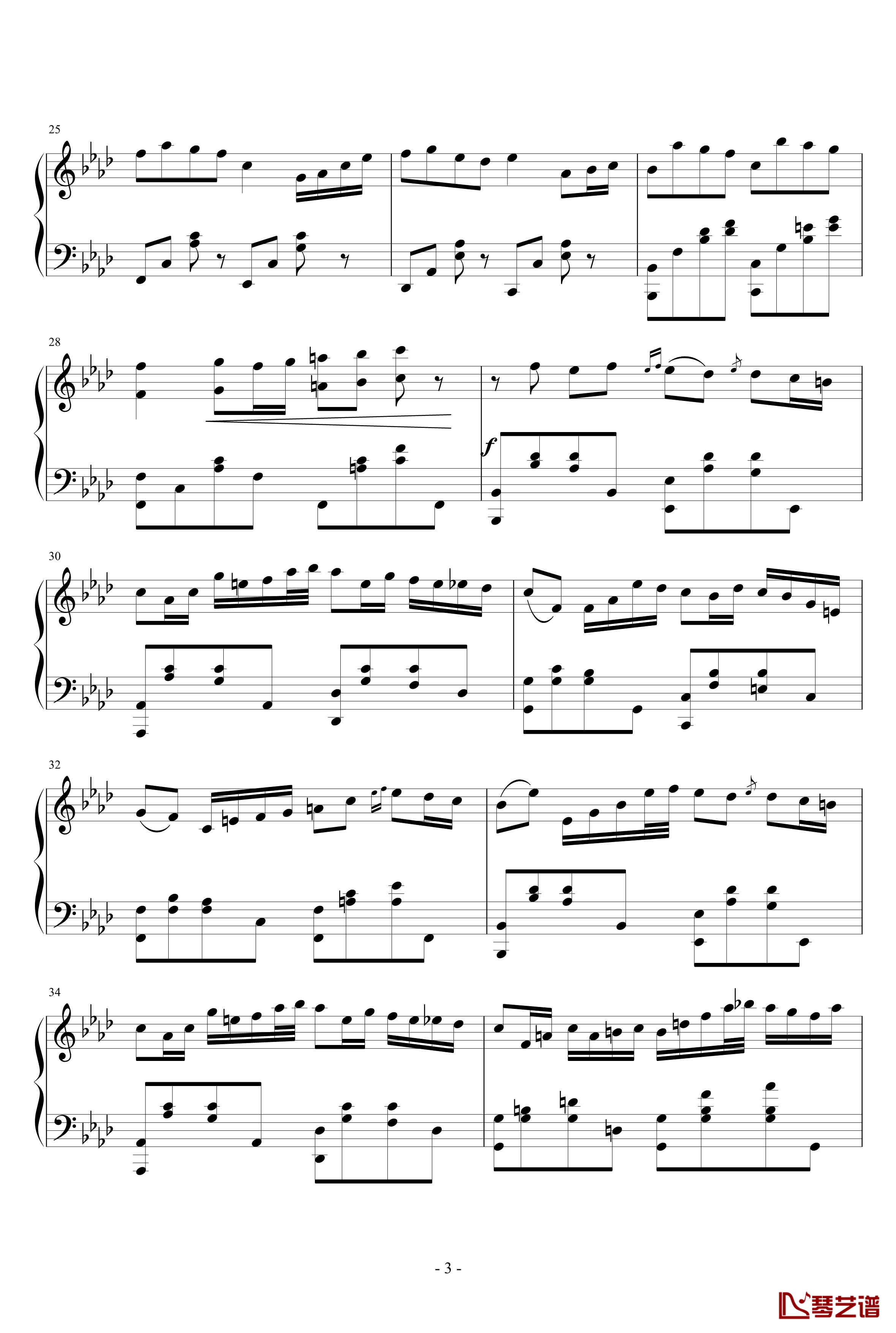 Piano ArrangementQuo Vadis钢琴谱-君往何处-M2U3