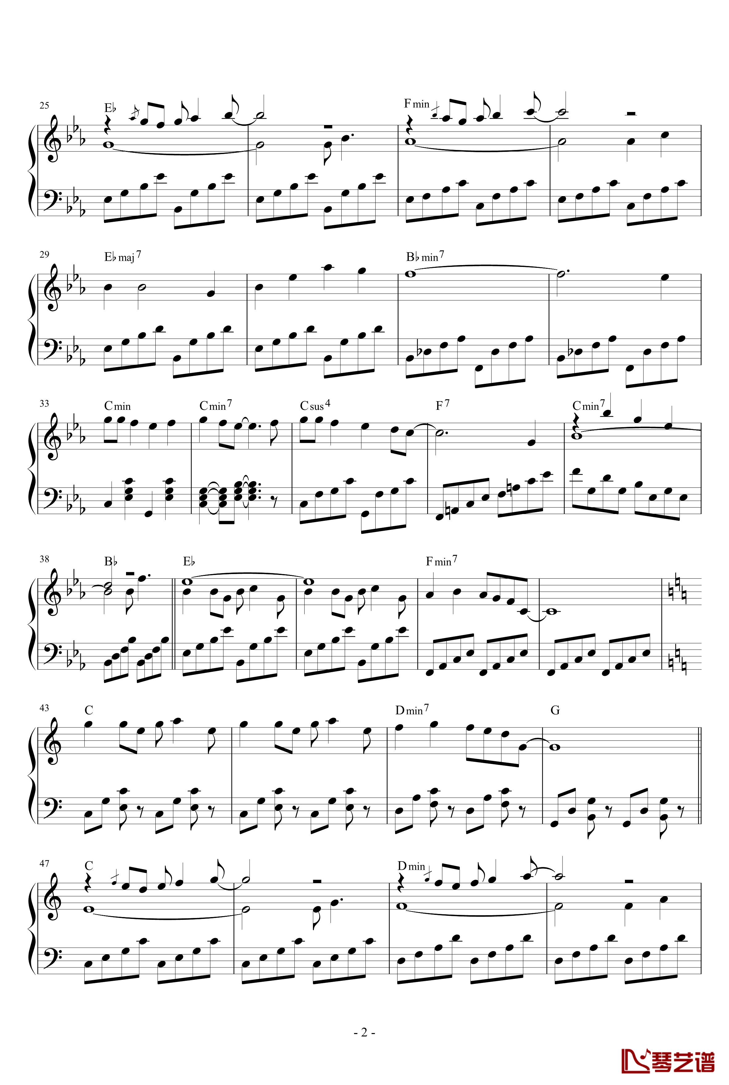Sing钢琴谱-卡伦·卡朋特2