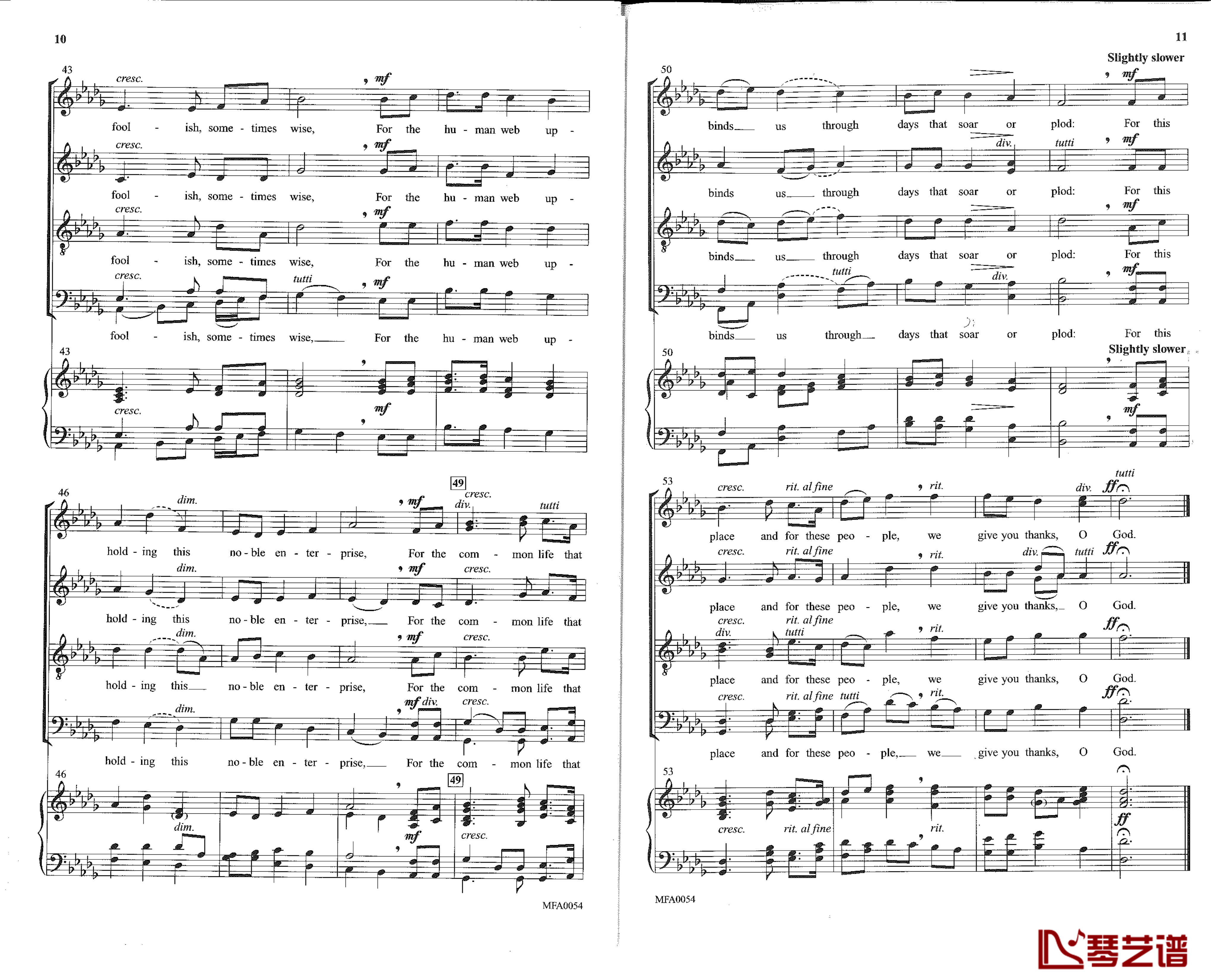 For the splendor of creation钢琴谱-Gustav Holst5