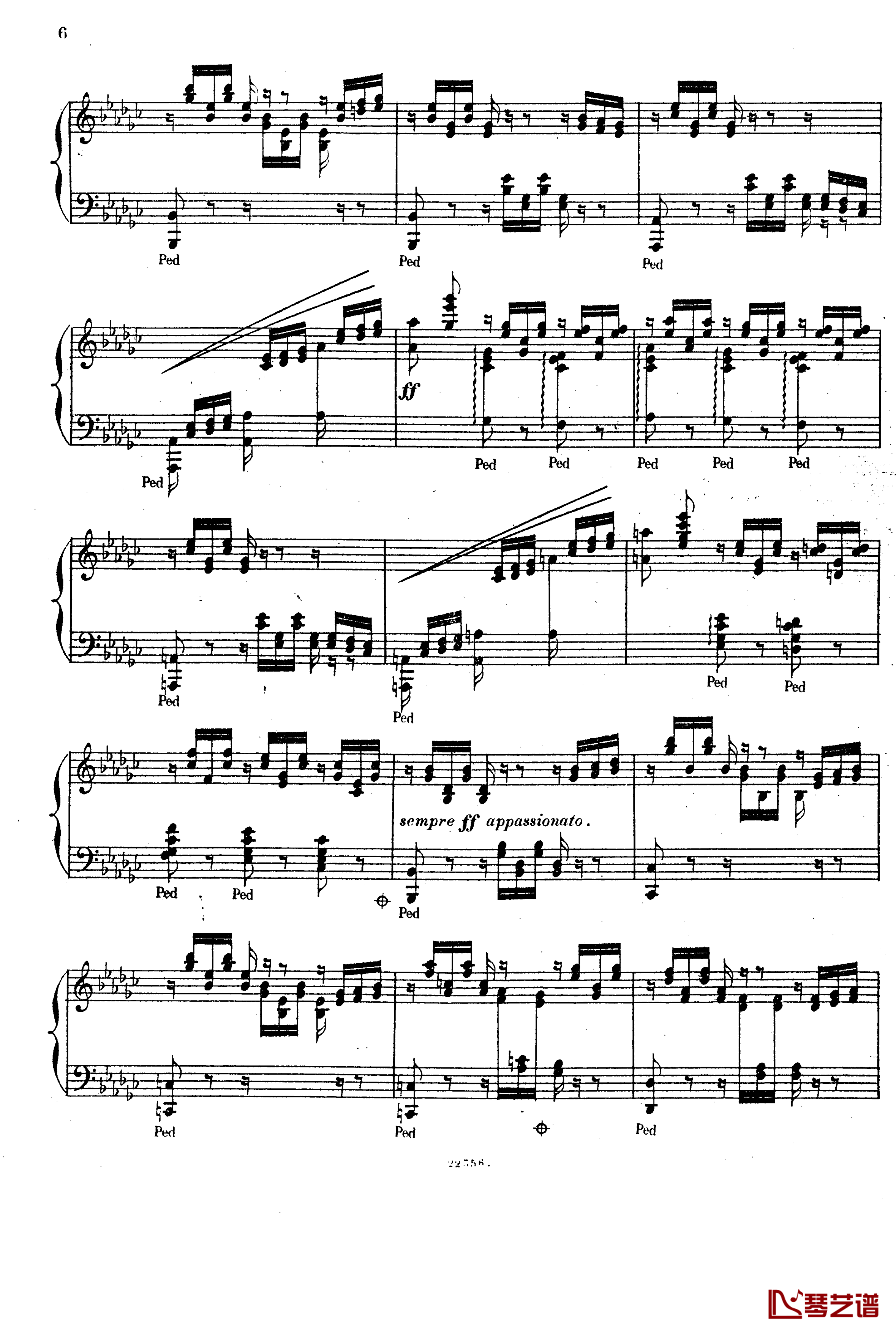  前奏曲与赋格 Op.6钢琴谱-斯甘巴蒂5