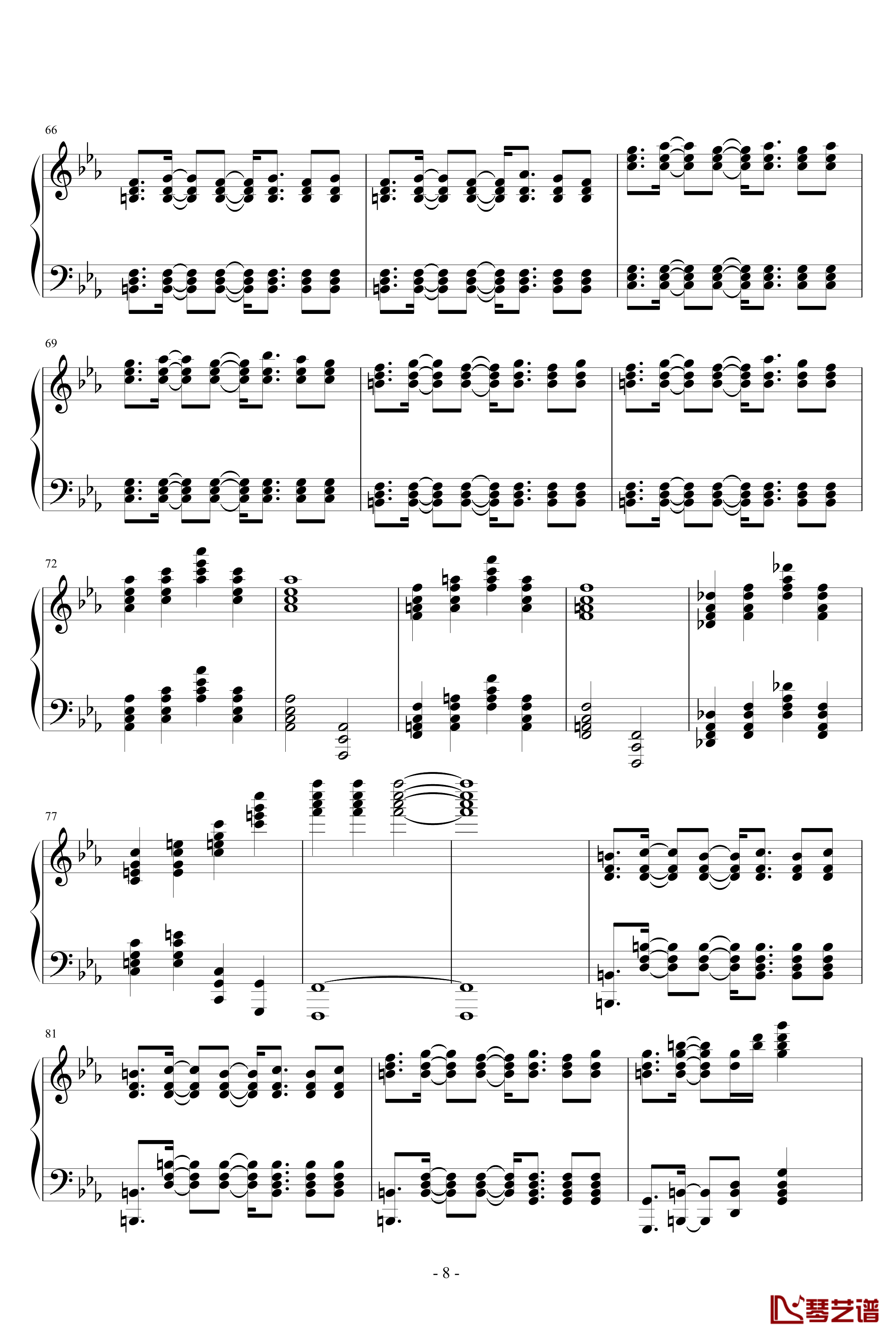 古巴 马克西姆钢琴谱-Maksim·Mrvica8