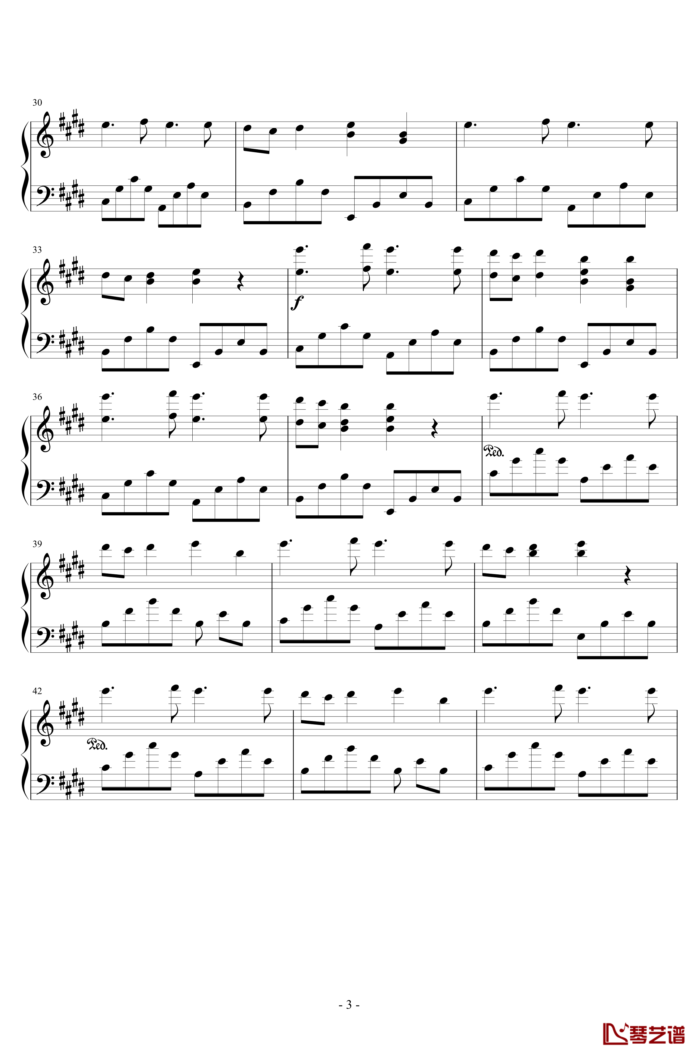 PLANET钢琴谱-ラムジ3