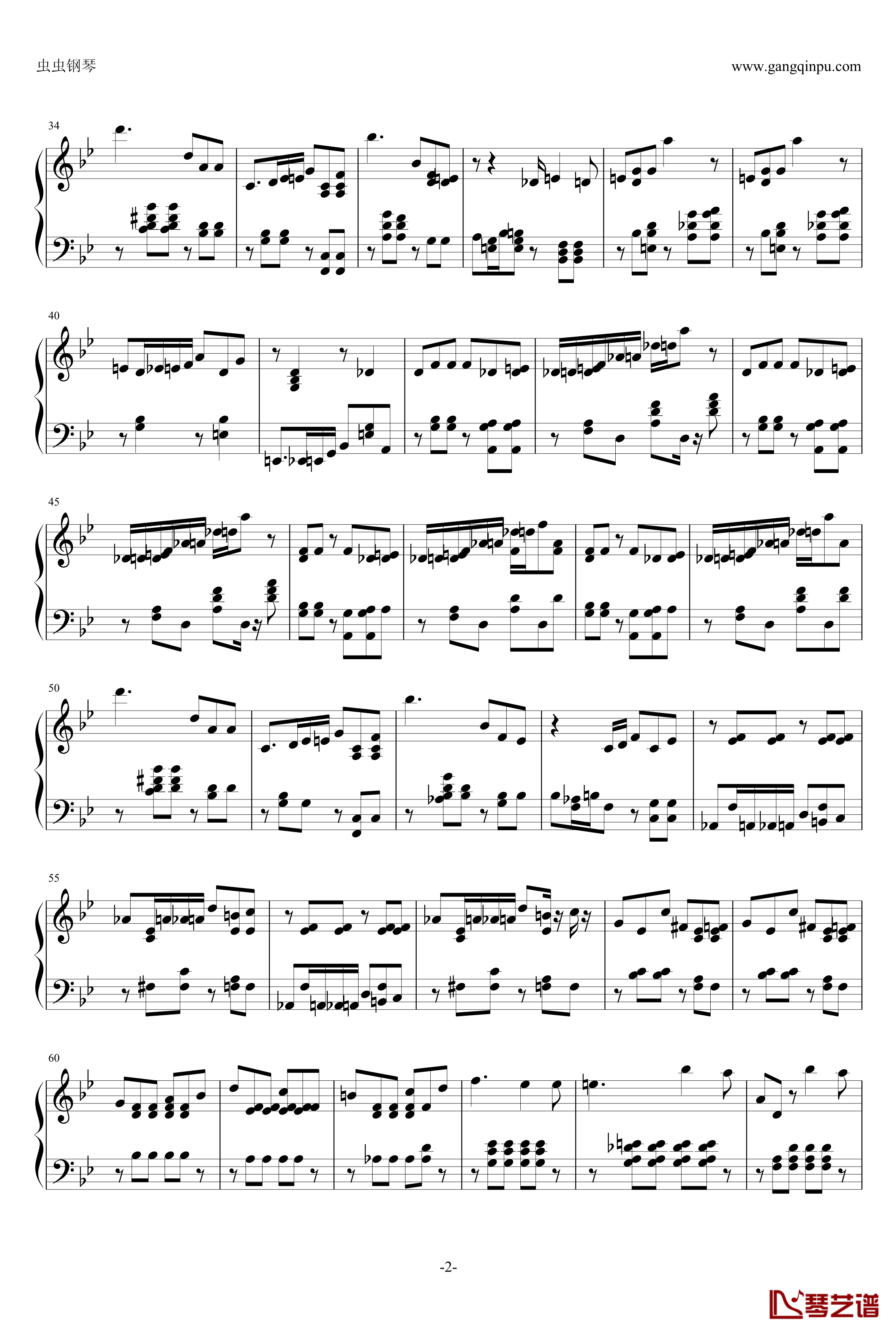 April Snowdrop钢琴谱-世界名曲2