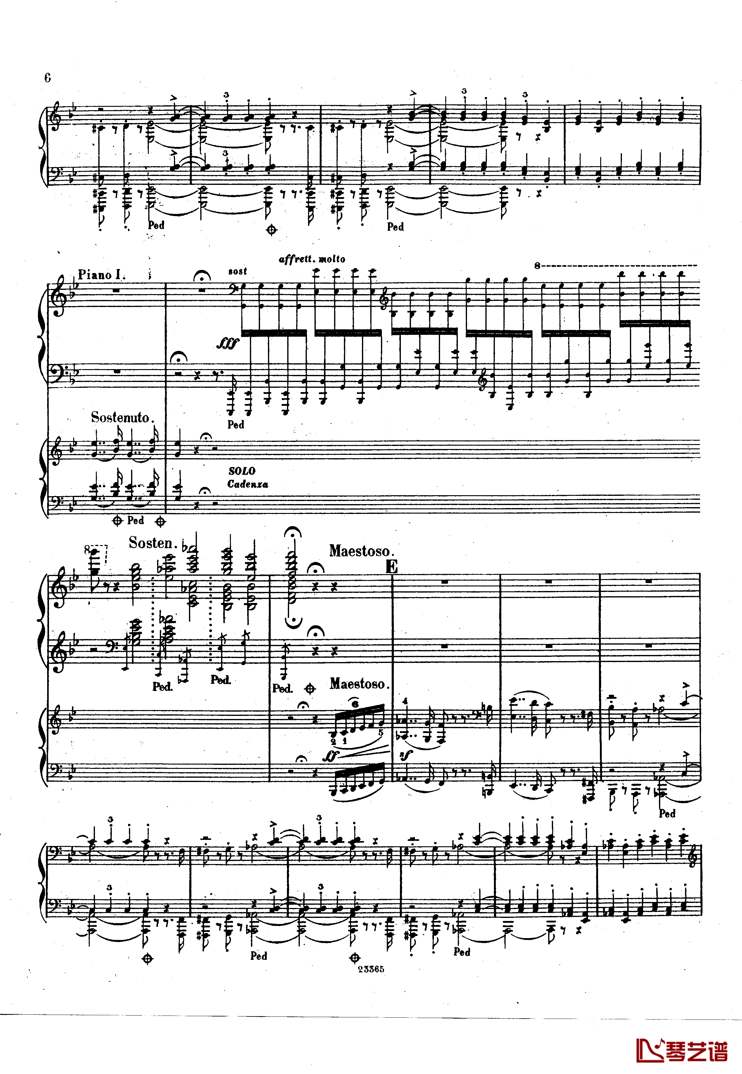 g小调钢琴协奏曲  Op.15钢琴谱-斯甘巴蒂6