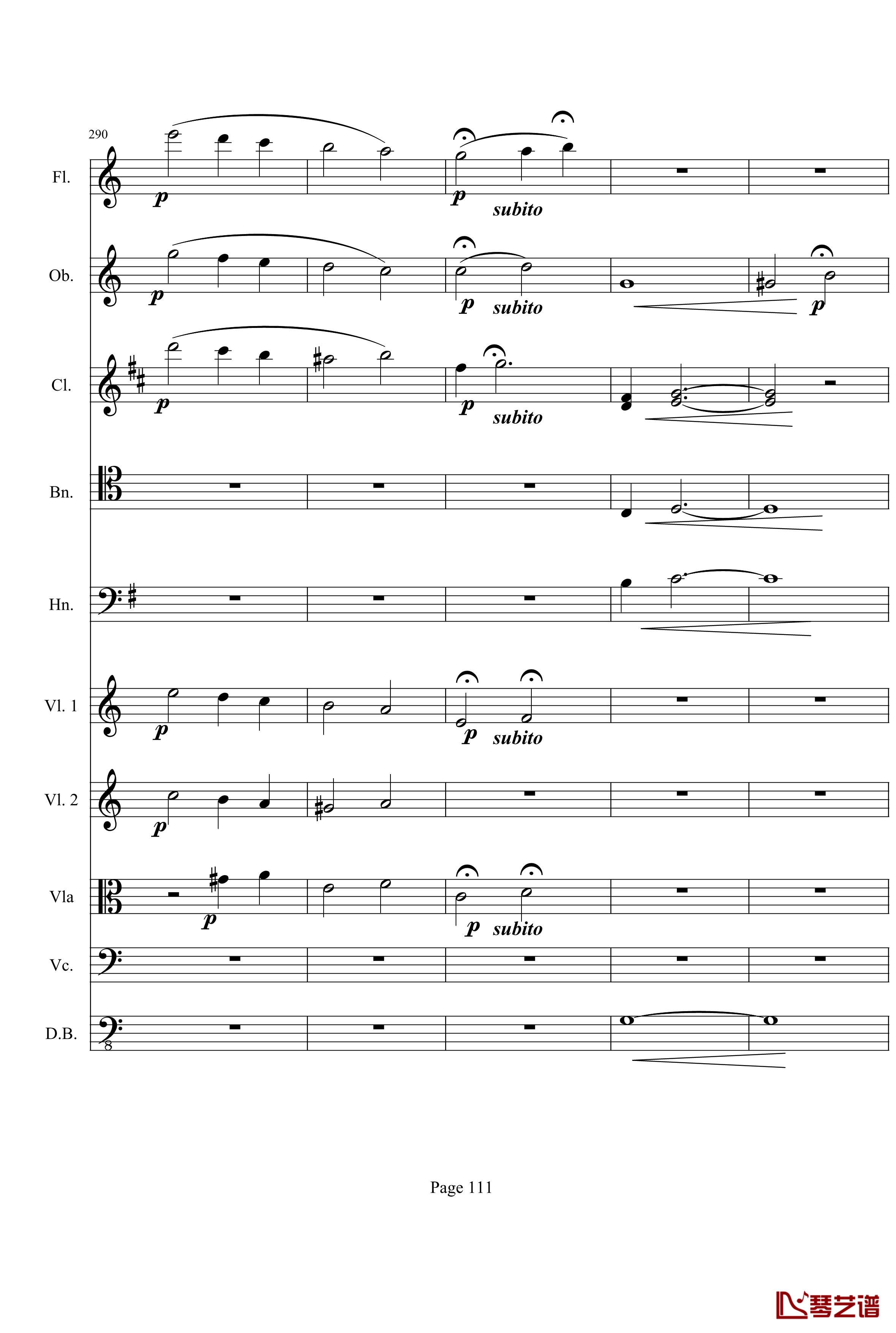 奏鸣曲之交响钢琴谱-第21首-Ⅰ-贝多芬-beethoven111